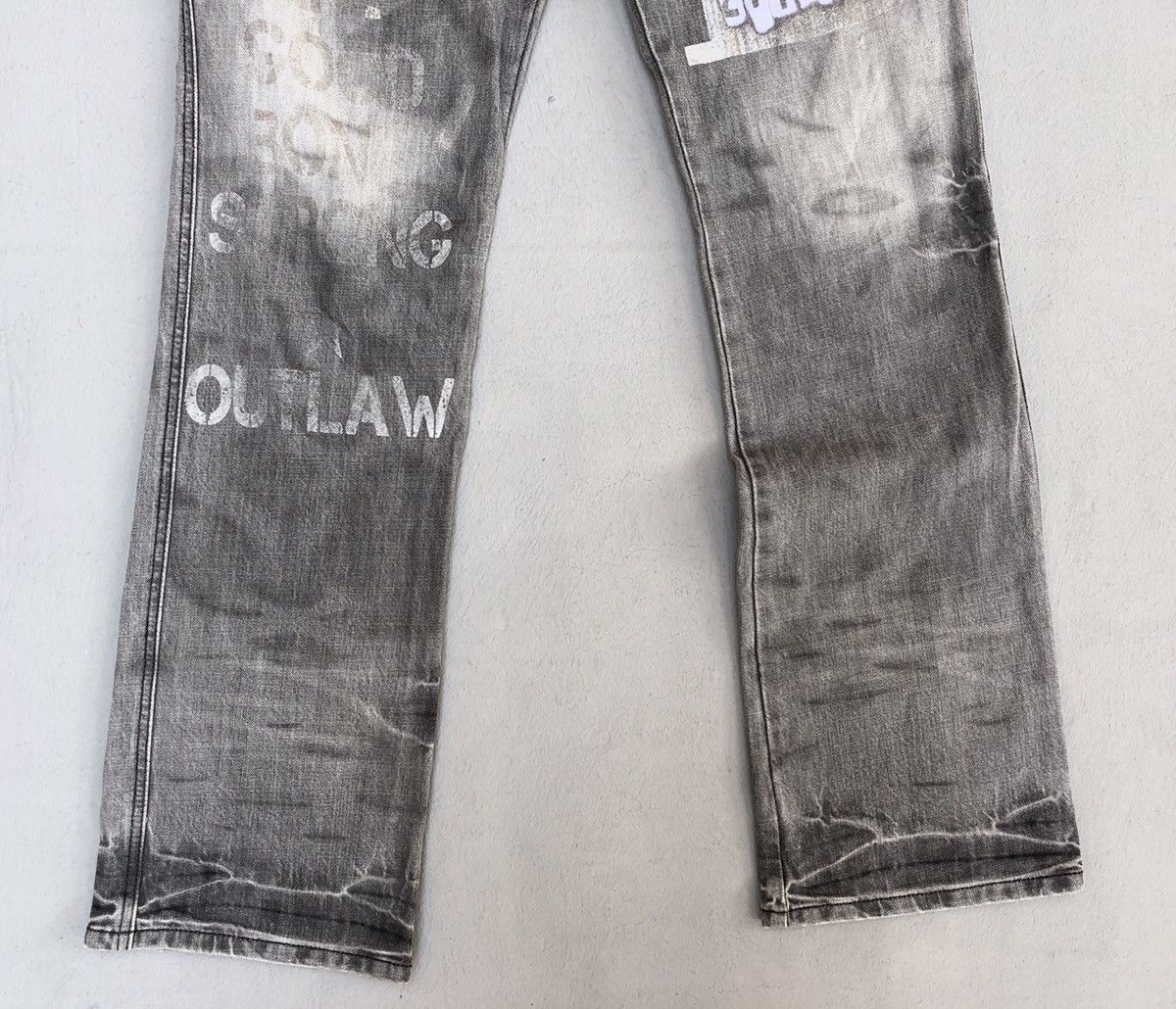 Band Tees × Japanese Brand Semantic Design Punk Style Distress Jeans Size US 33 - 3 Thumbnail