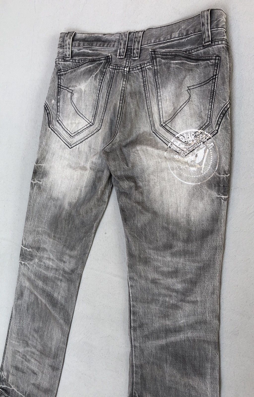 Band Tees × Japanese Brand Semantic Design Punk Style Distress Jeans Size US 33 - 10 Thumbnail