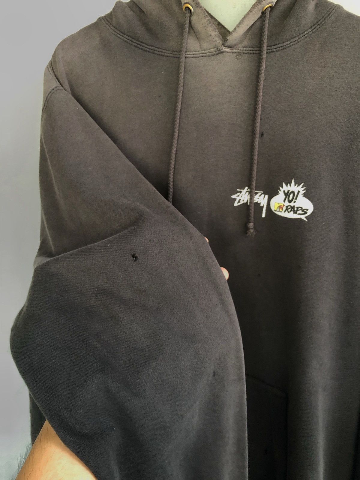 Stussy 🚨SEND OFFER🚨Stussy Hoodie Distressed GANGSTARR MTV Size US XL / EU 56 / 4 - 14 Thumbnail