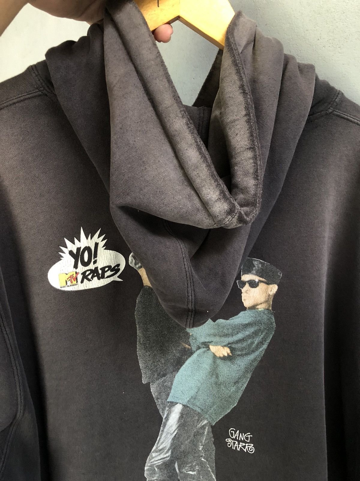 Stussy 🚨SEND OFFER🚨Stussy Hoodie Distressed GANGSTARR MTV Size US XL / EU 56 / 4 - 8 Thumbnail