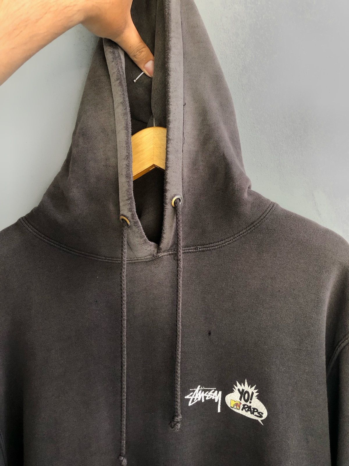 Stussy 🚨SEND OFFER🚨Stussy Hoodie Distressed GANGSTARR MTV Size US XL / EU 56 / 4 - 13 Thumbnail