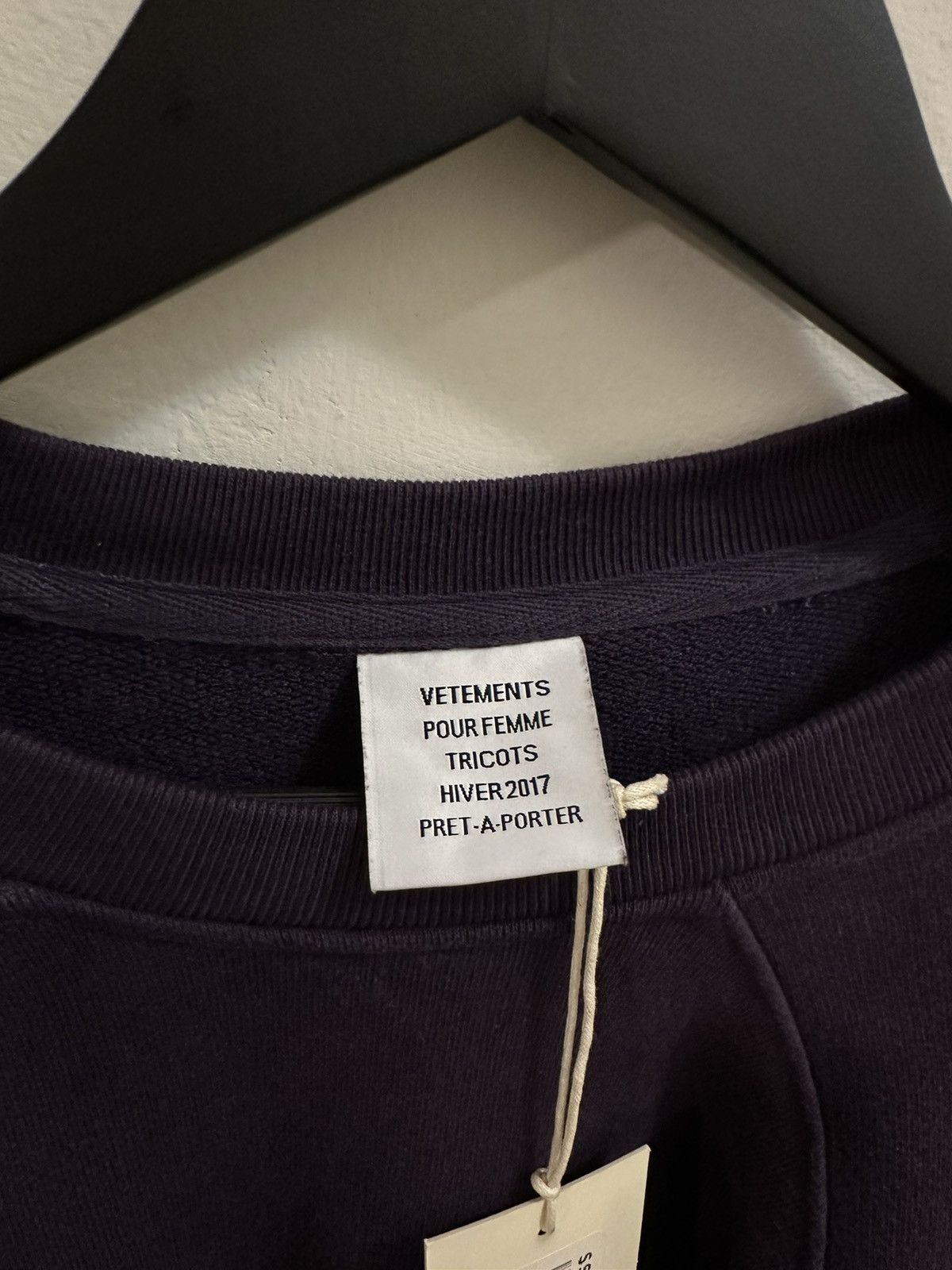Vetements 🔥Brand New Vetements Oversized Unskinny Purple Sweatshirt Size US S / EU 44-46 / 1 - 5 Thumbnail