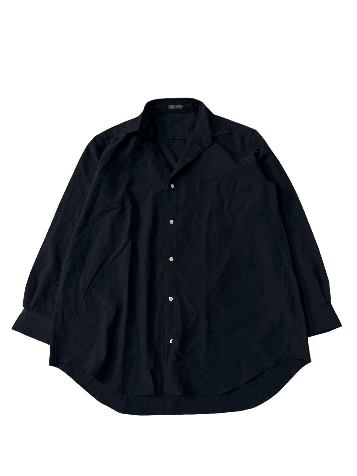 Y’s for men shirts wool L / S shirt Y's for Men × Yohji Yamamoto Yohji Yamamoto Long Shirt Wool