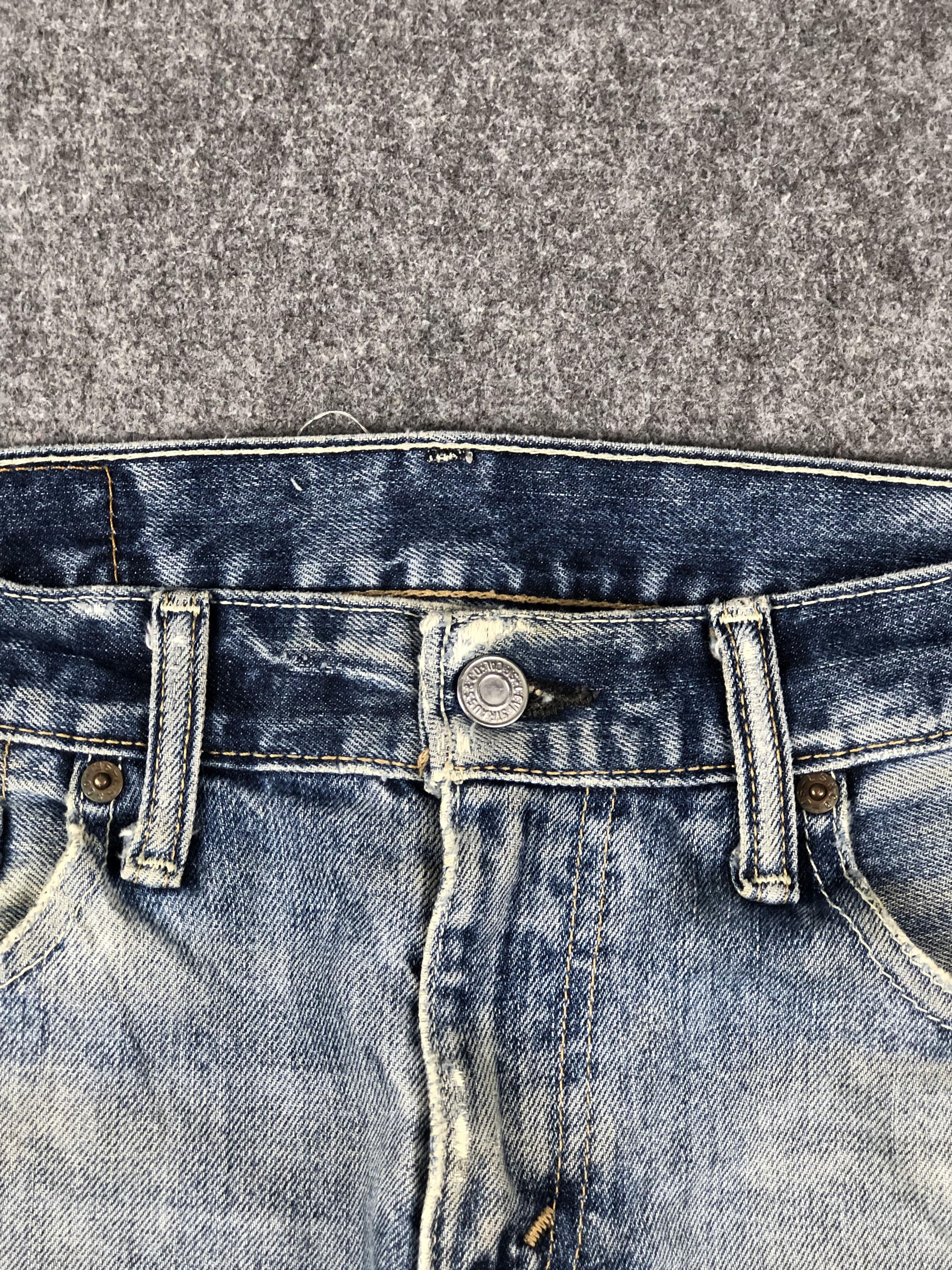 Levi's Vintage Distressed Levis 511 Faded Blue Jeans DP2274 Size US 32 / EU 48 - 8 Thumbnail