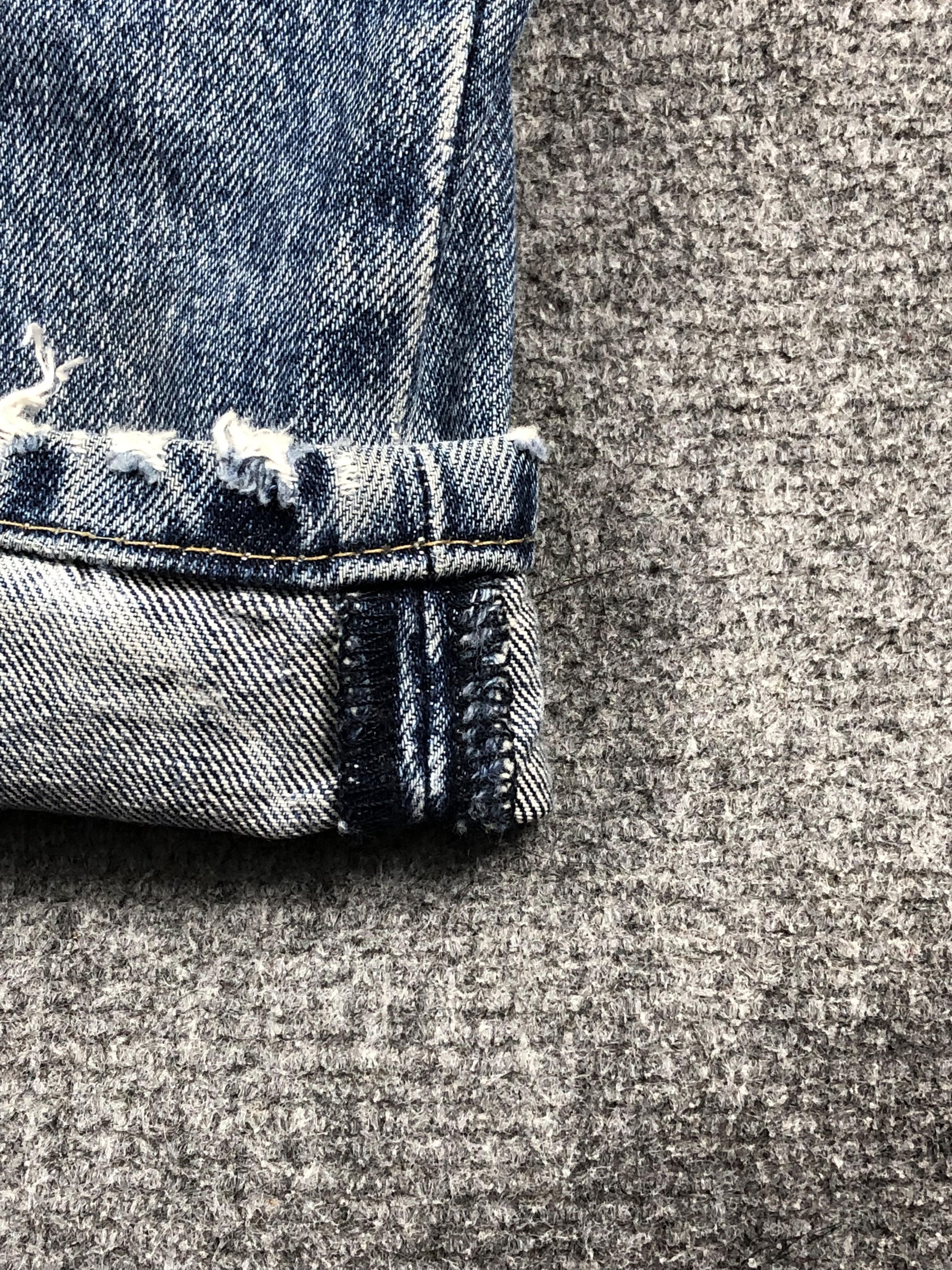 Levi's Vintage Distressed Levis 511 Faded Blue Jeans DP2274 Size US 32 / EU 48 - 15 Thumbnail