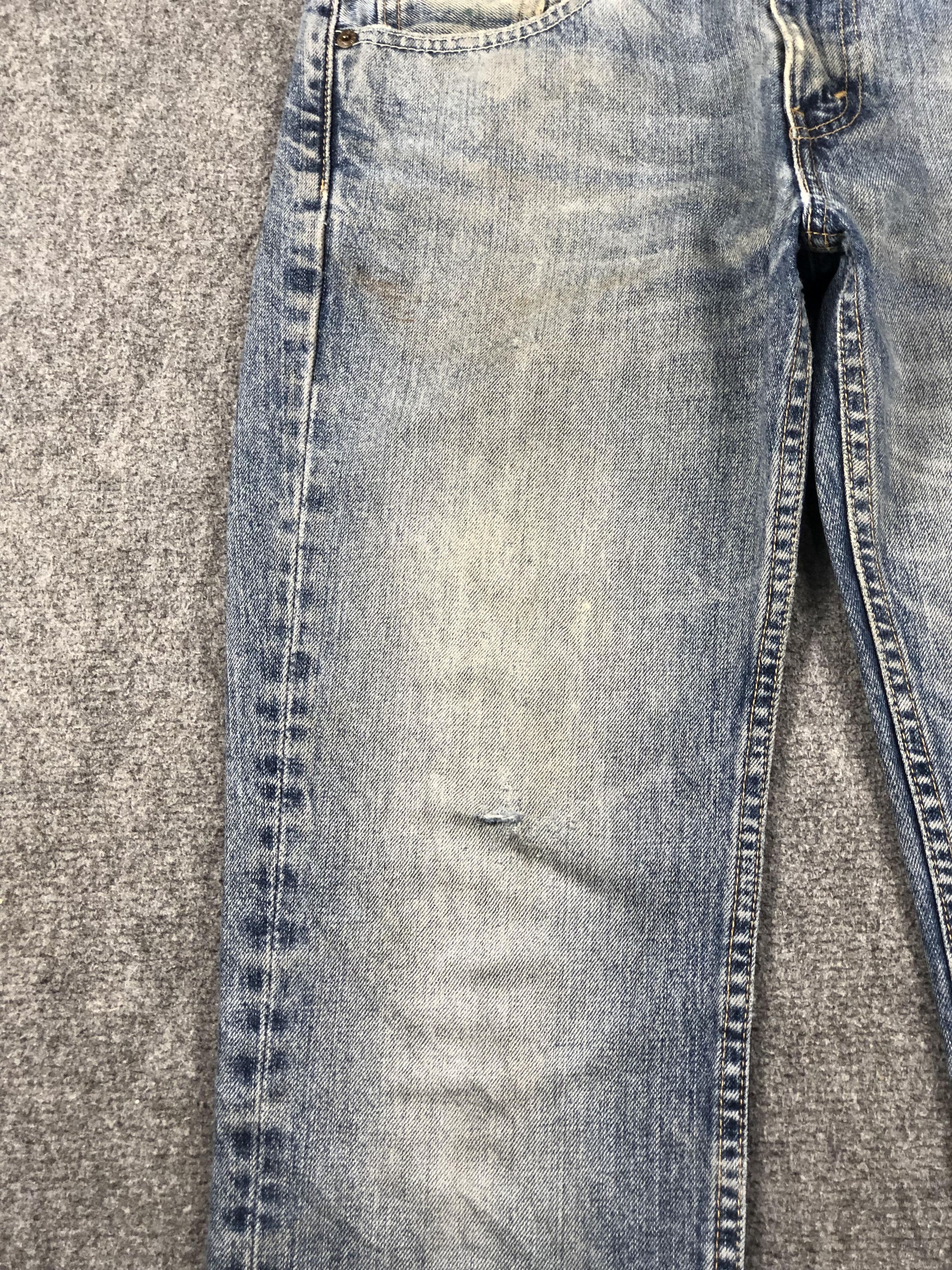 Levi's Vintage Distressed Levis 511 Faded Blue Jeans DP2274 Size US 32 / EU 48 - 12 Thumbnail