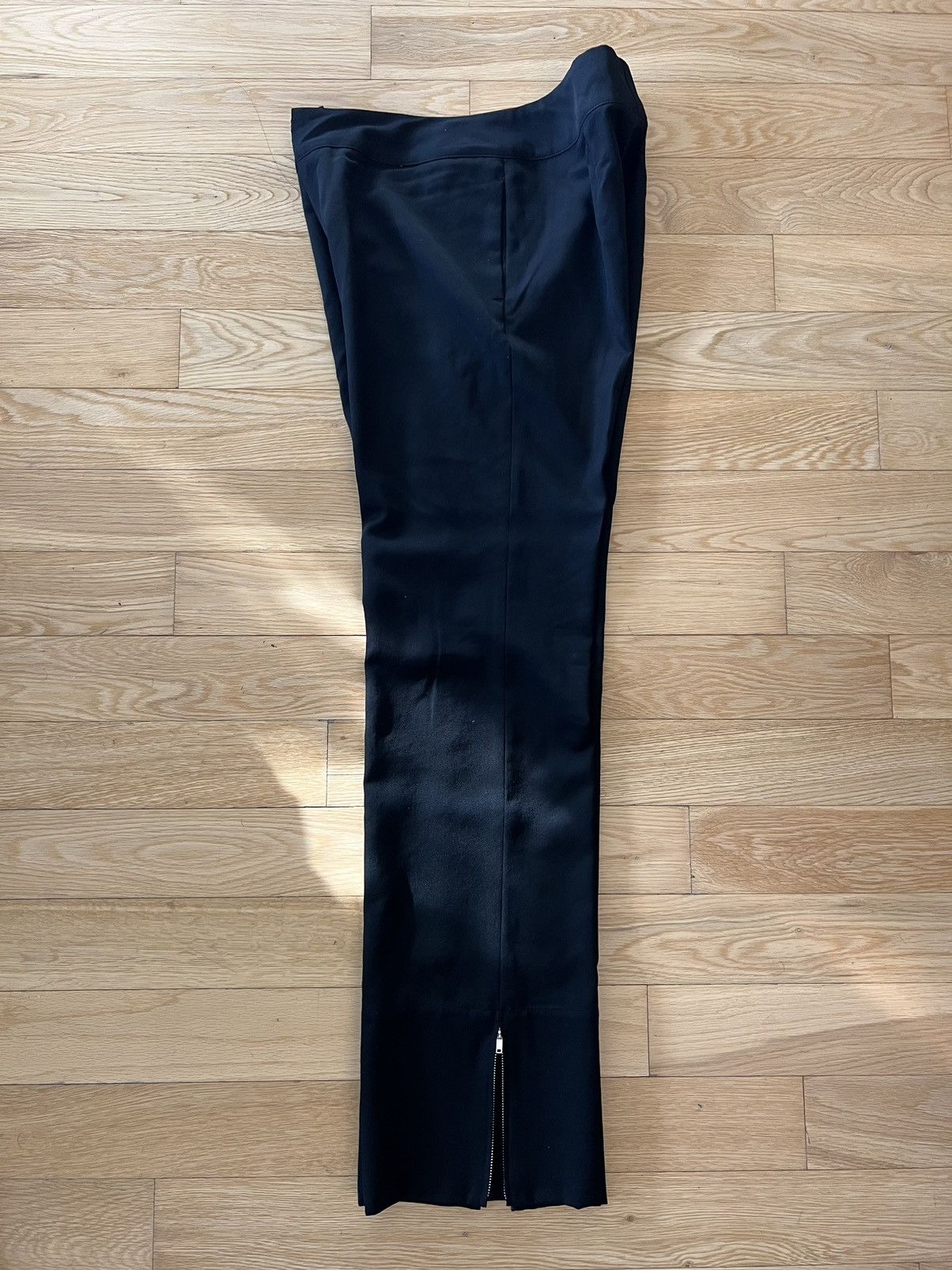 Yohji Yamamoto Yohji Yamamoto Side Zippered Flared Trousers Size US 30 / EU 46 - 4 Thumbnail