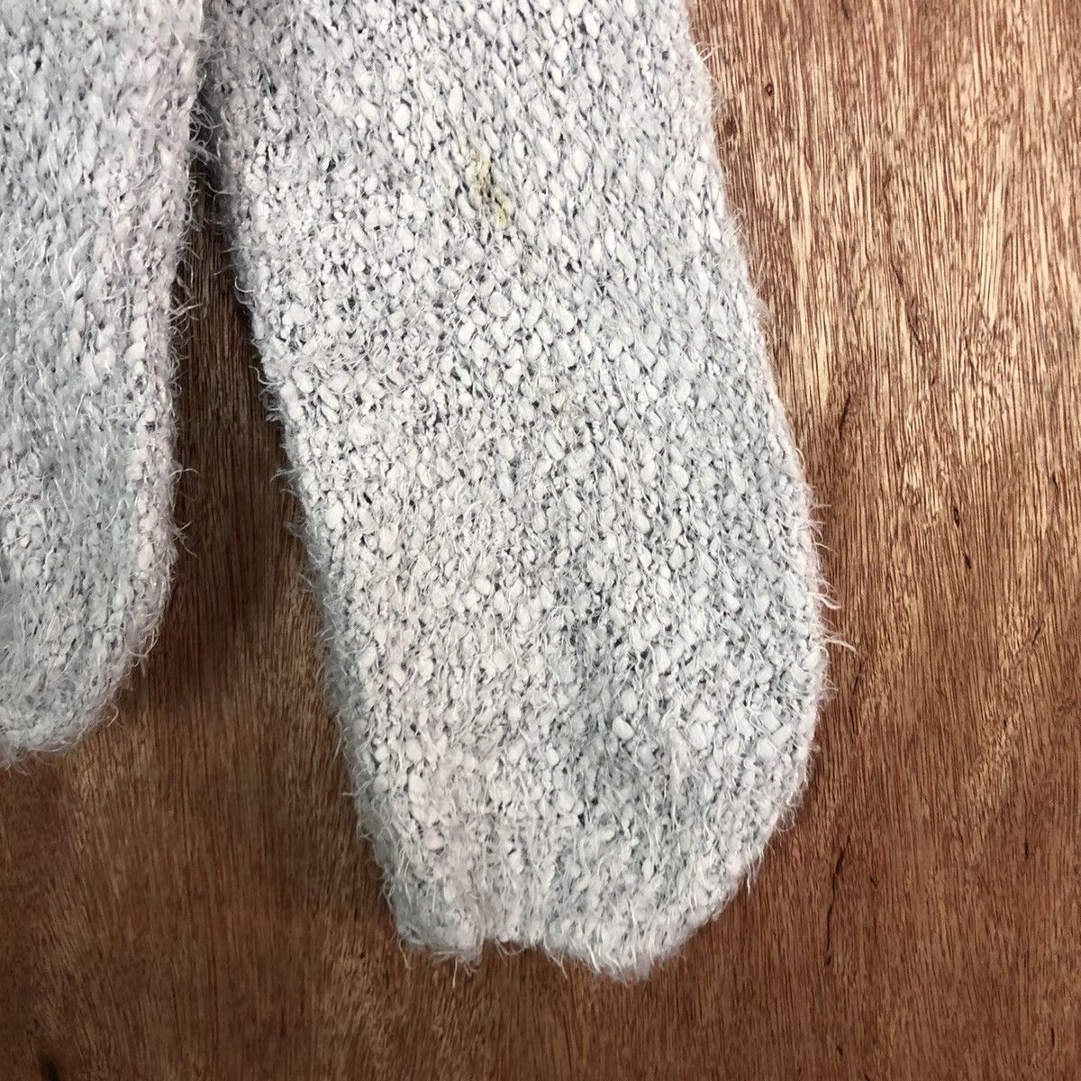 Homespun Knitwear × Japanese Brand Anne Basket Grey Mohair Shag Shaggy knitwear #c354 Size L / US 10 / IT 46 - 4 Thumbnail