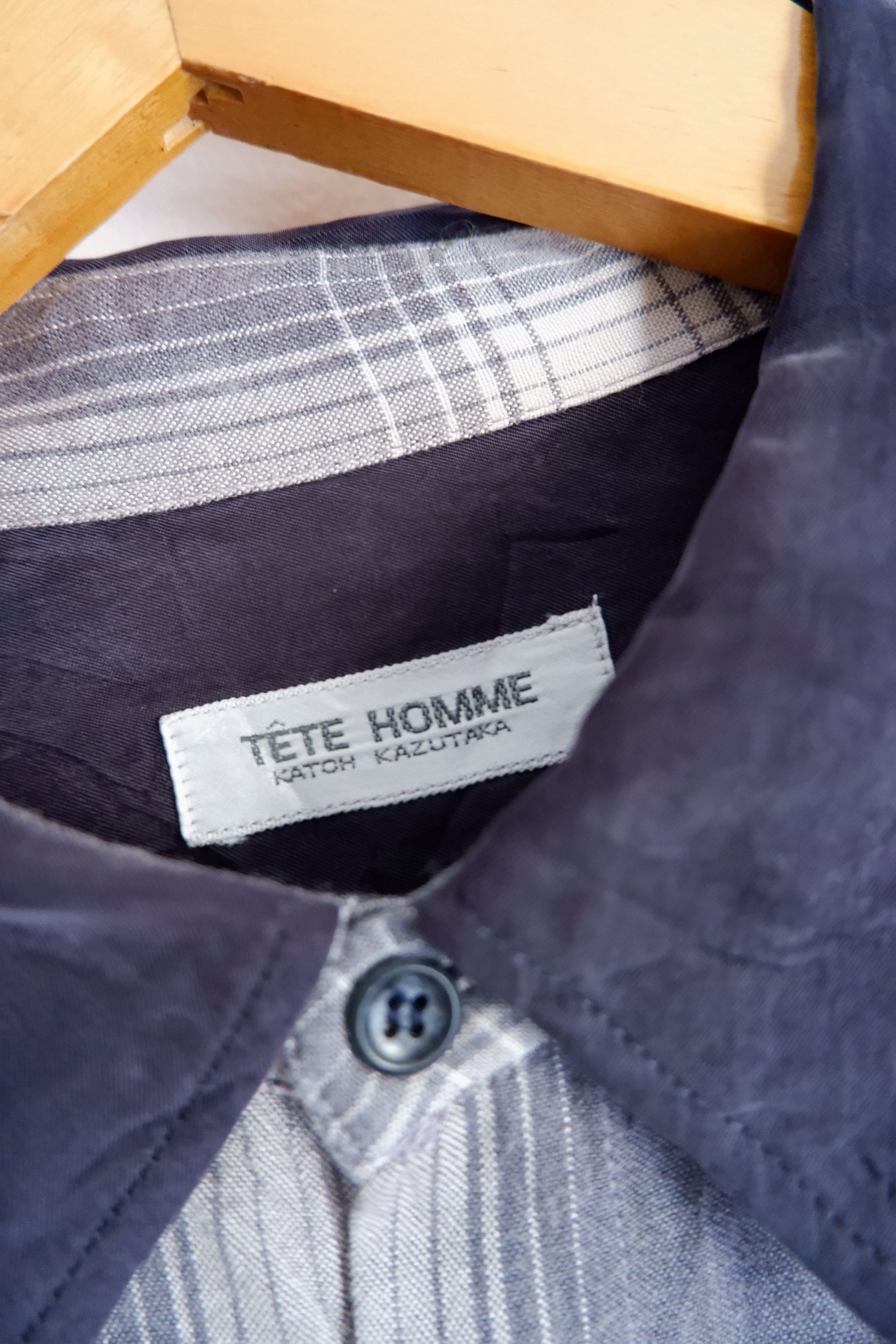 Issey Miyake Vintage Tete Homme Rayon Shirts Size US L / EU 52-54 / 3 - 6 Thumbnail