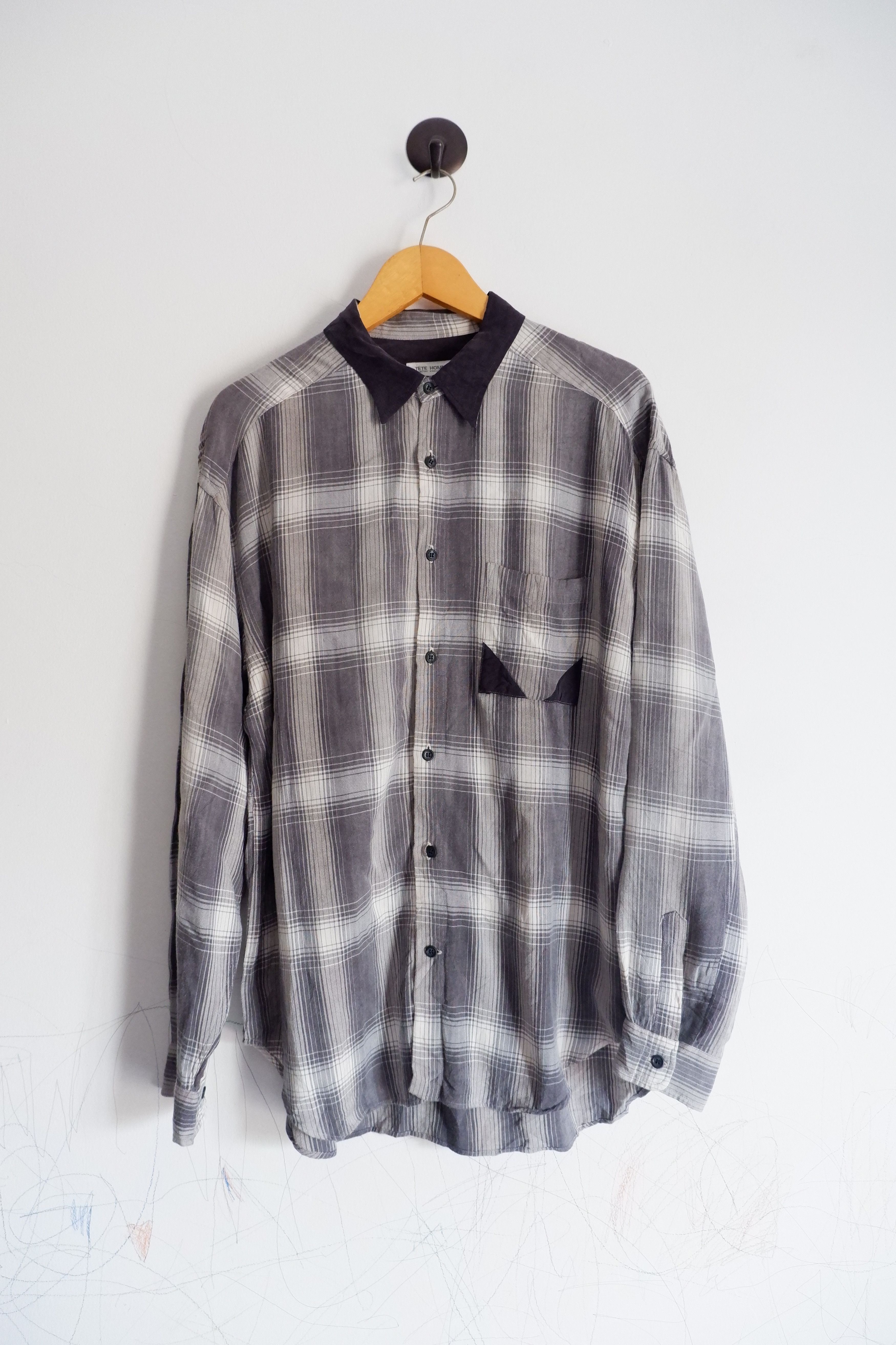 Issey Miyake Vintage Tete Homme Rayon Shirts Size US L / EU 52-54 / 3 - 1 Thumbnail
