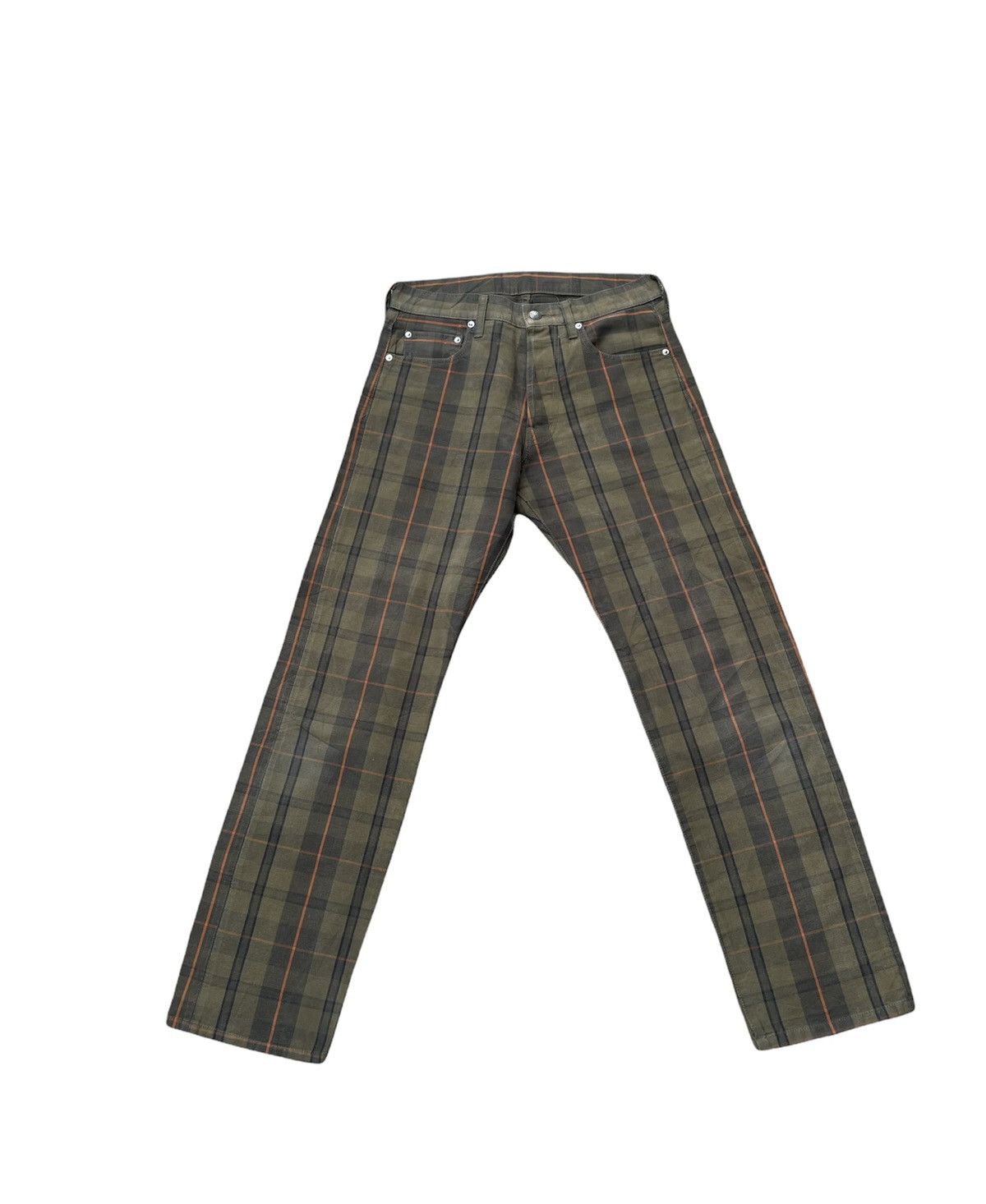 ABAHOUSE × Japanese Brand × Vintage Abahouse Vintage Checkered Denim Size US 30 / EU 46 - 1 Thumbnail