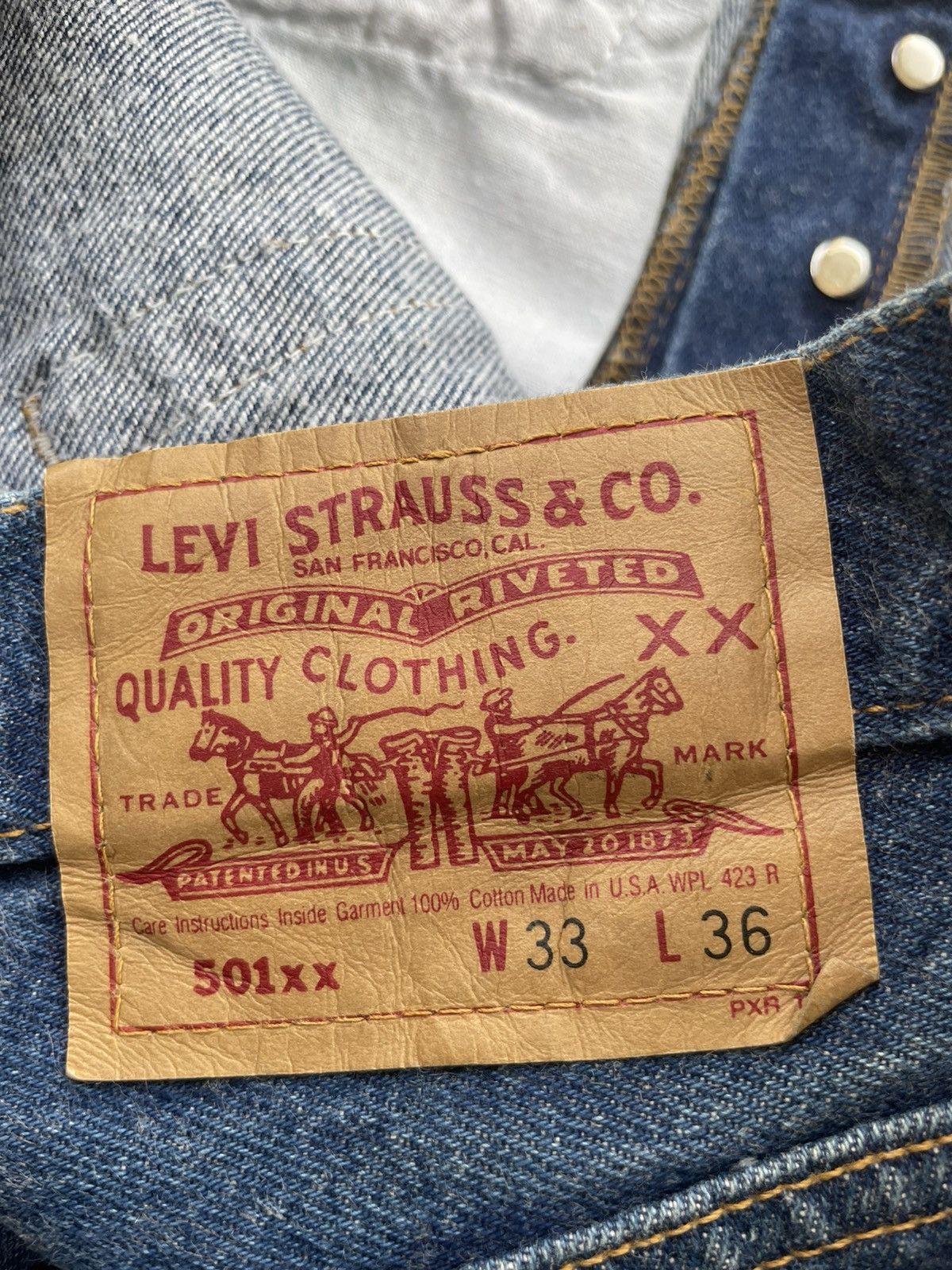 Levi's Vintage Levi’s 501XX 1992 Usa Denim Size US 32 / EU 48 - 8 Thumbnail