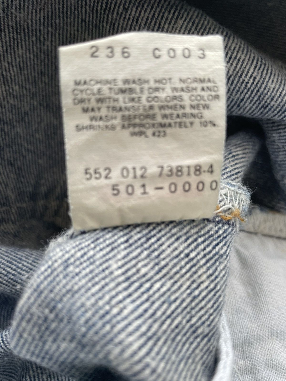 Levi's Vintage Levi’s 501XX 1992 Usa Denim Size US 32 / EU 48 - 10 Thumbnail