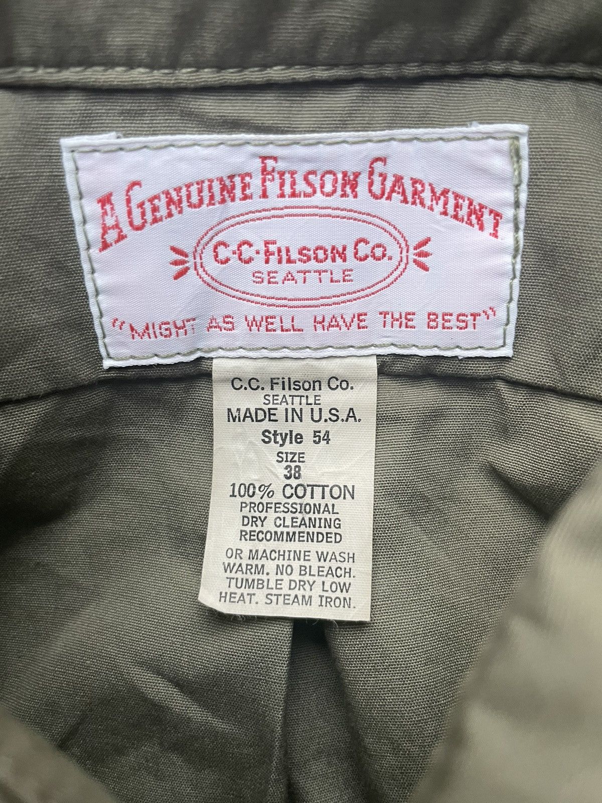 Filson Vintage C.C.Filson Co Shirt Size US M / EU 48-50 / 2 - 7 Thumbnail