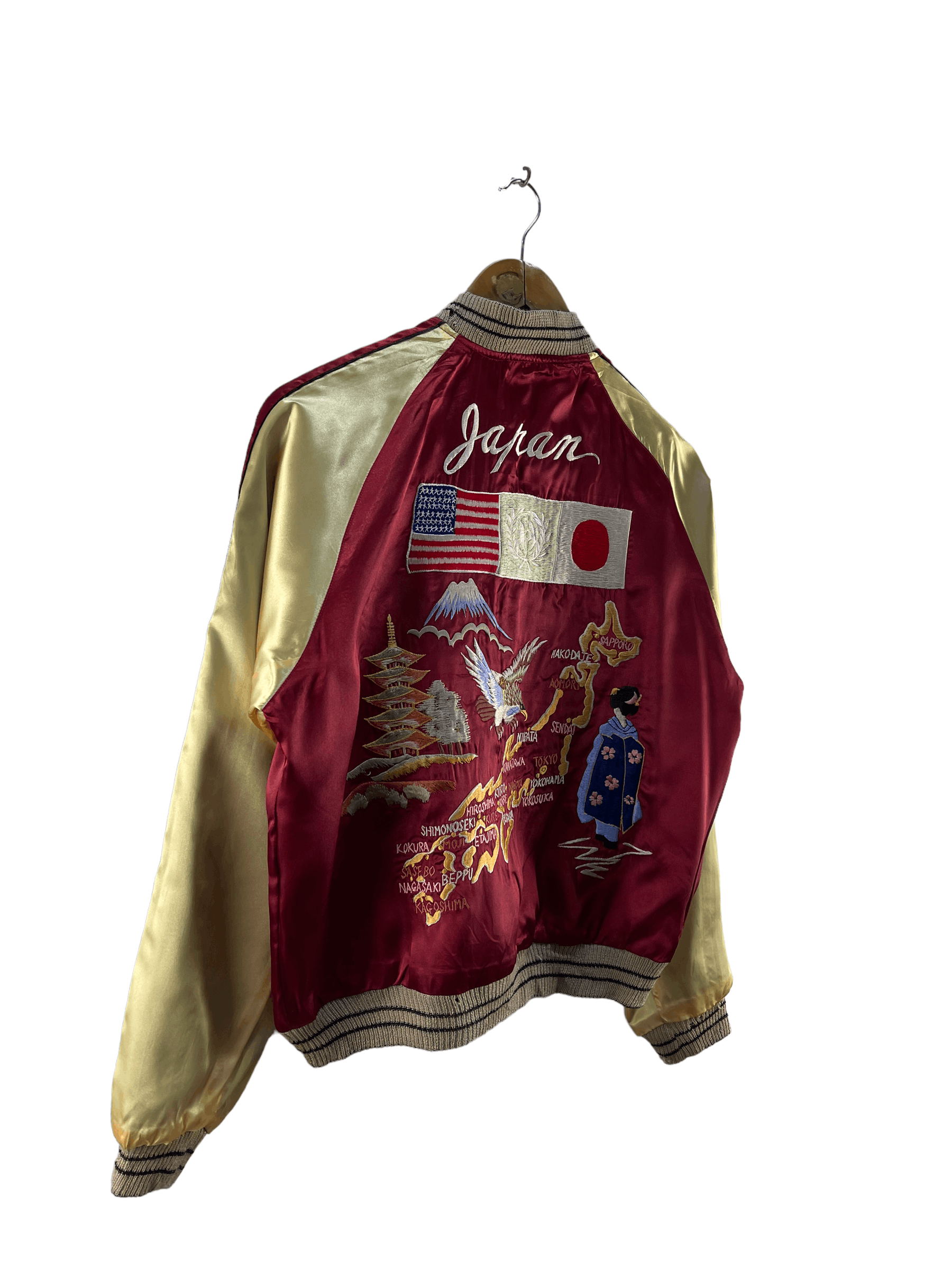 Toyo Enterprises Vintage Okinawa Geisha Japan by Toyo Sukajan Reversible Size M / US 6-8 / IT 42-44 - 5 Thumbnail