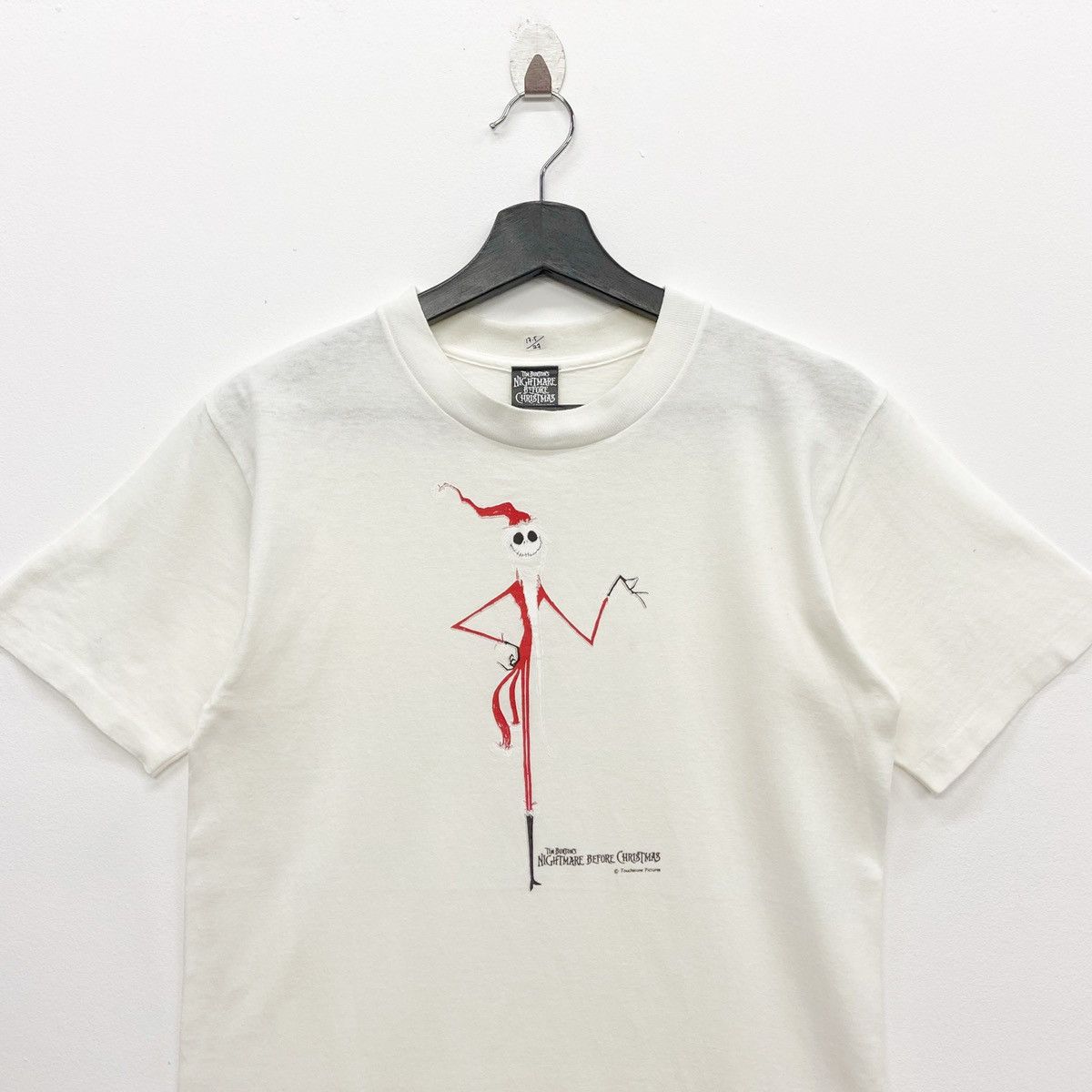 Sci-Fi Fantasy × Vintage 90s NIGHTMARE BEFORE CHRISTMAS Movie Promo Jack Tee Size US M / EU 48-50 / 2 - 2 Thumbnail