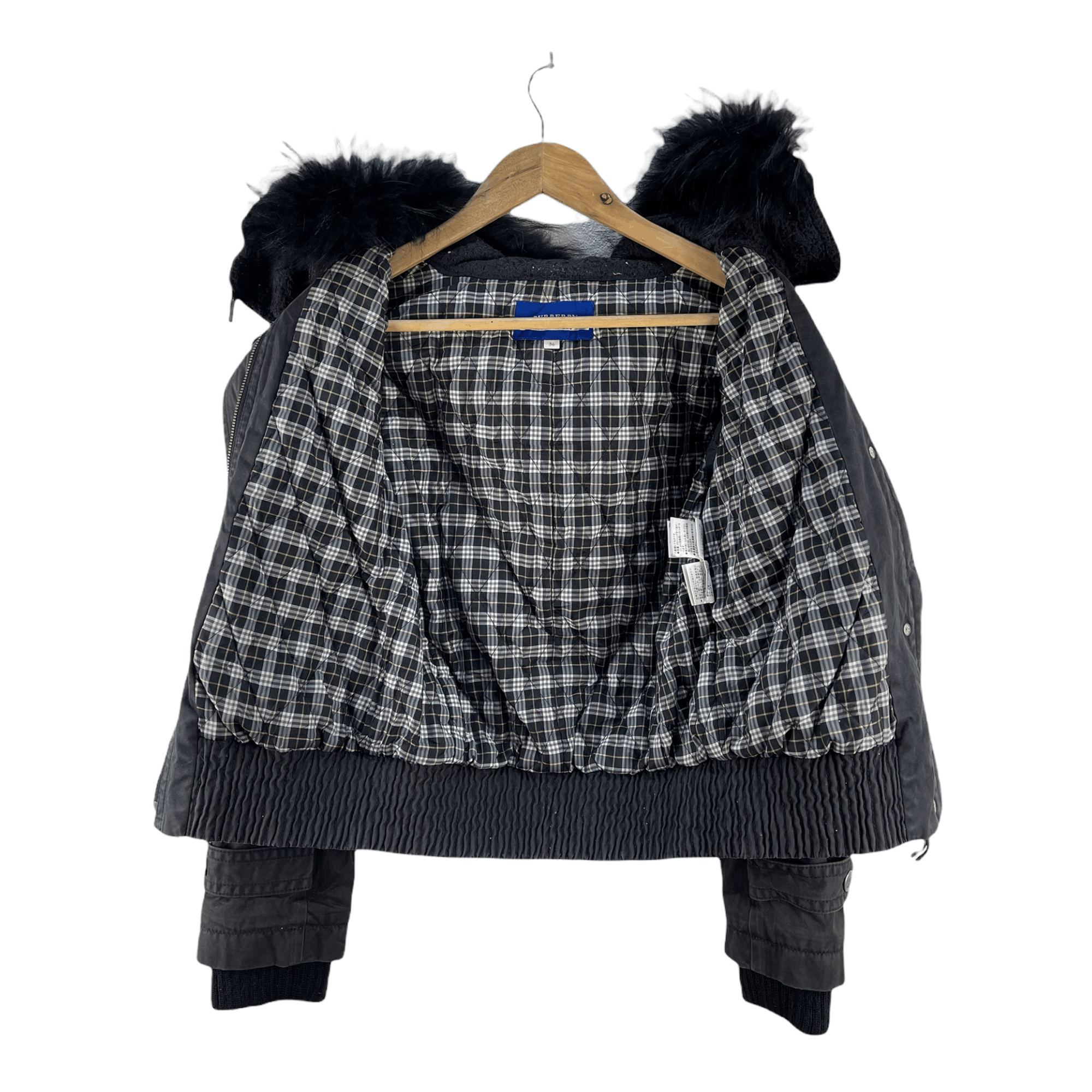 Burberry Burberry London Blue Label Biker Jacket Size S / US 4 / IT 40 - 3 Thumbnail