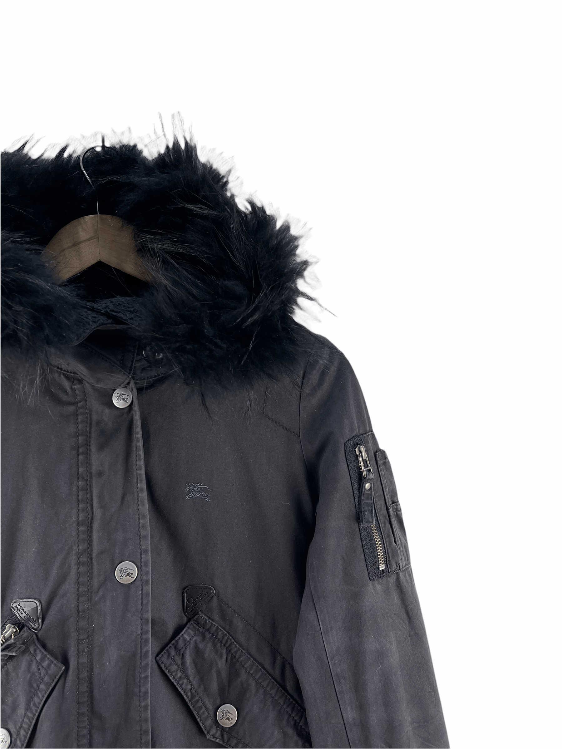 Burberry Burberry London Blue Label Biker Jacket Size S / US 4 / IT 40 - 8 Thumbnail