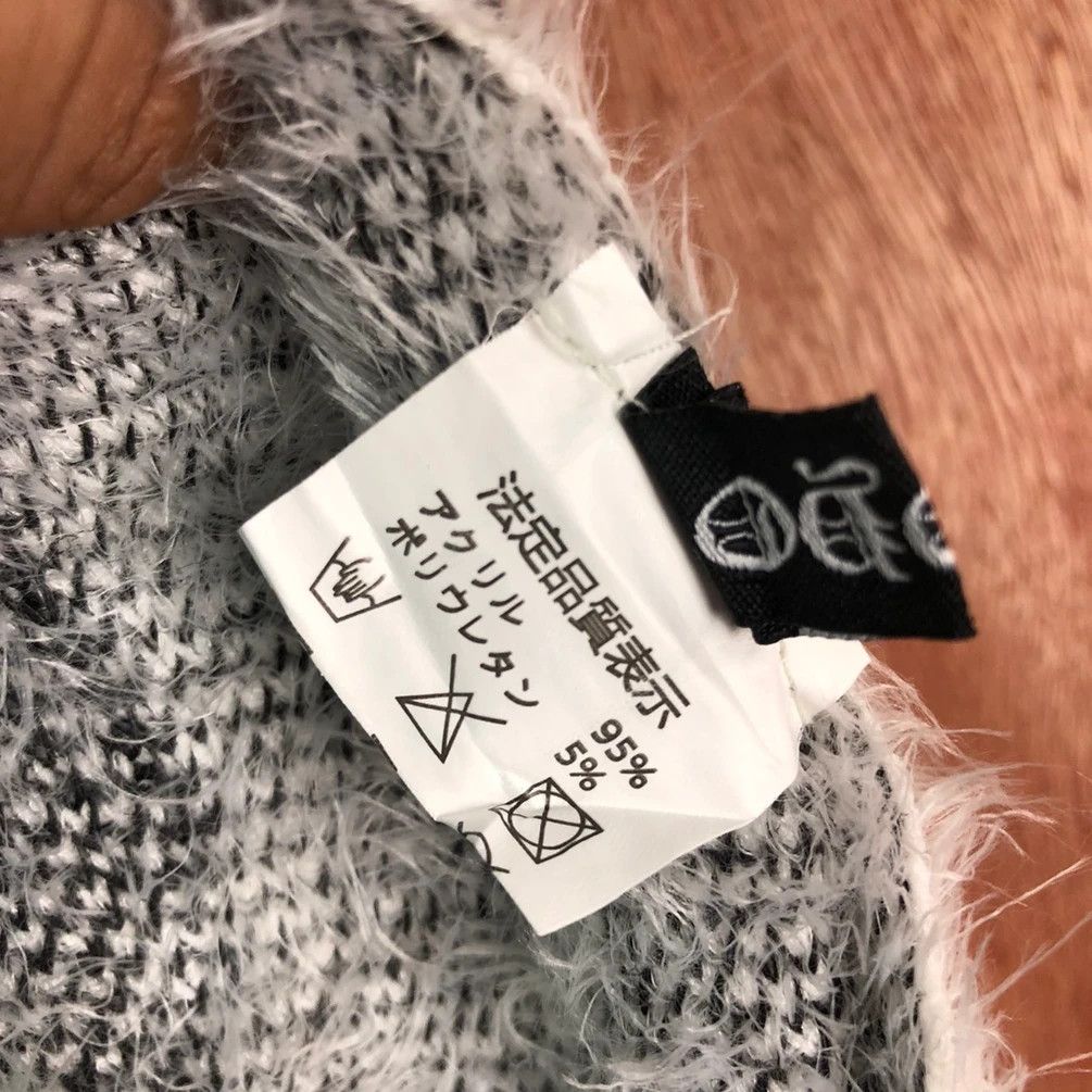 Homespun Knitwear DLL tiger Japan White Mohair knitwear cloaks capes #c347 Size US S / EU 44-46 / 1 - 4 Thumbnail