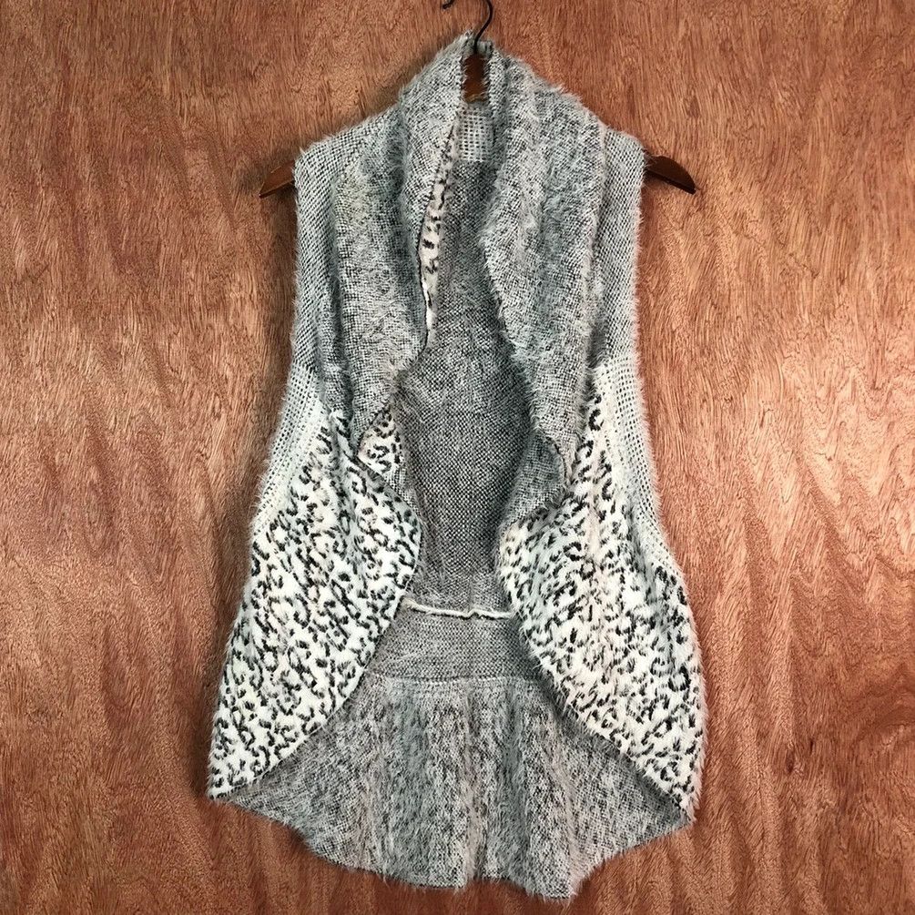 Homespun Knitwear DLL tiger Japan White Mohair knitwear cloaks capes #c347 Size US S / EU 44-46 / 1 - 9 Thumbnail