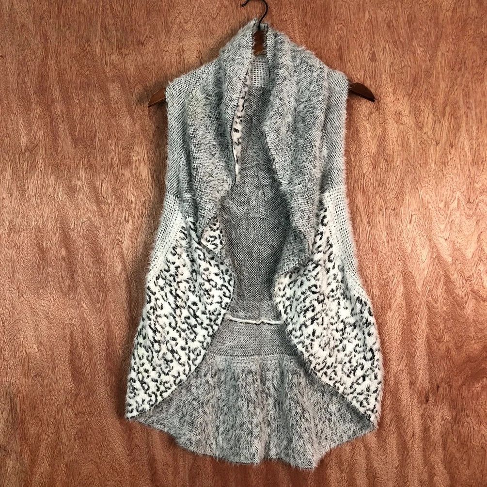 Homespun Knitwear DLL tiger Japan White Mohair knitwear cloaks capes #c347 Size US S / EU 44-46 / 1 - 7 Thumbnail