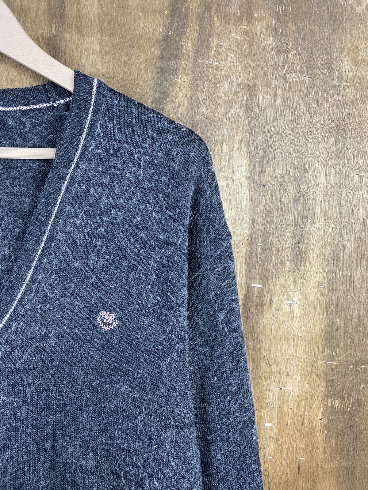 Japanese Brand Yacht mohair knitwear cardigan japan #Z026 Size US M / EU 48-50 / 2 - 4 Thumbnail