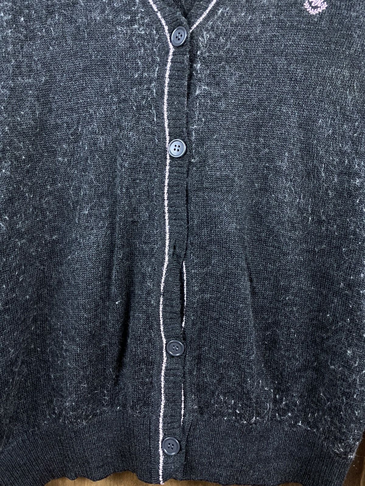 Japanese Brand Yacht mohair knitwear cardigan japan #Z026 Size US M / EU 48-50 / 2 - 2 Thumbnail