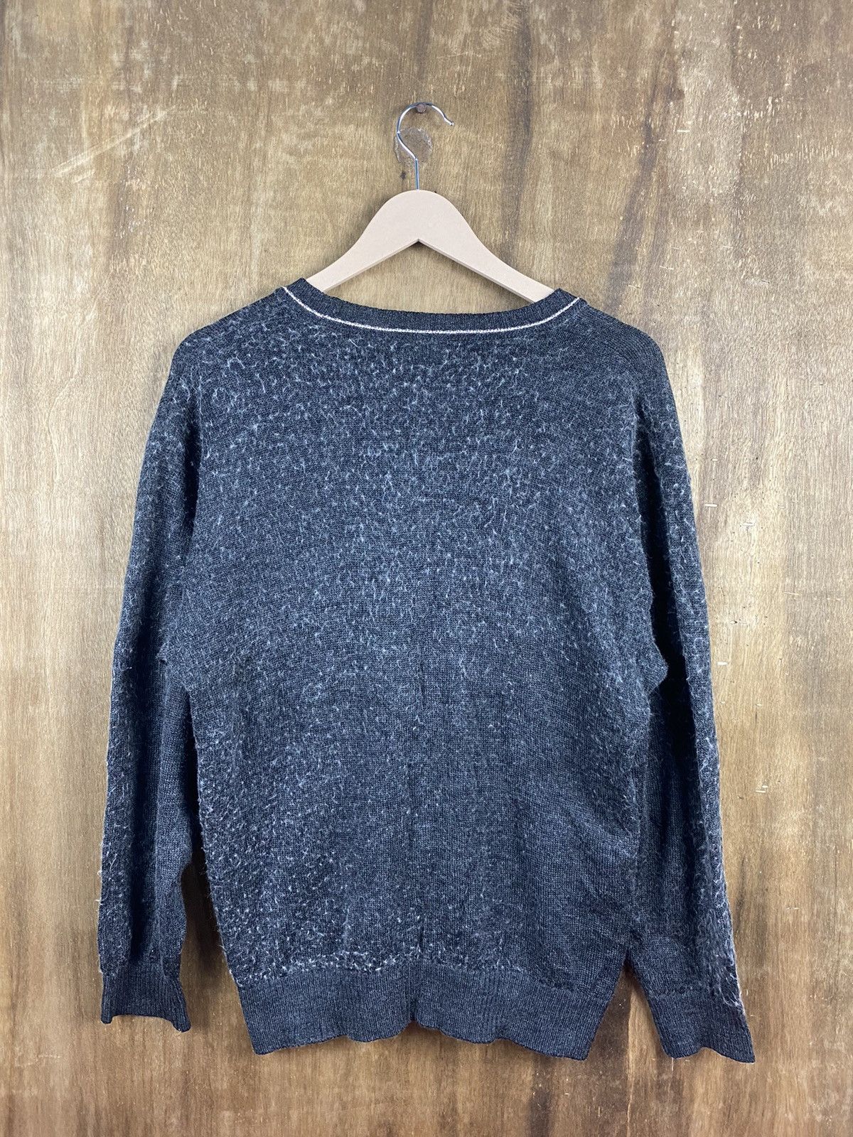 Japanese Brand Yacht mohair knitwear cardigan japan #Z026 Size US M / EU 48-50 / 2 - 11 Thumbnail