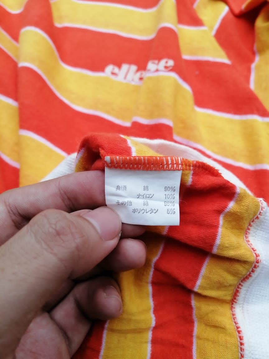 Ellesse Vintage Ellesse Longsleeve Stripe Shirt Size US M / EU 48-50 / 2 - 5 Thumbnail