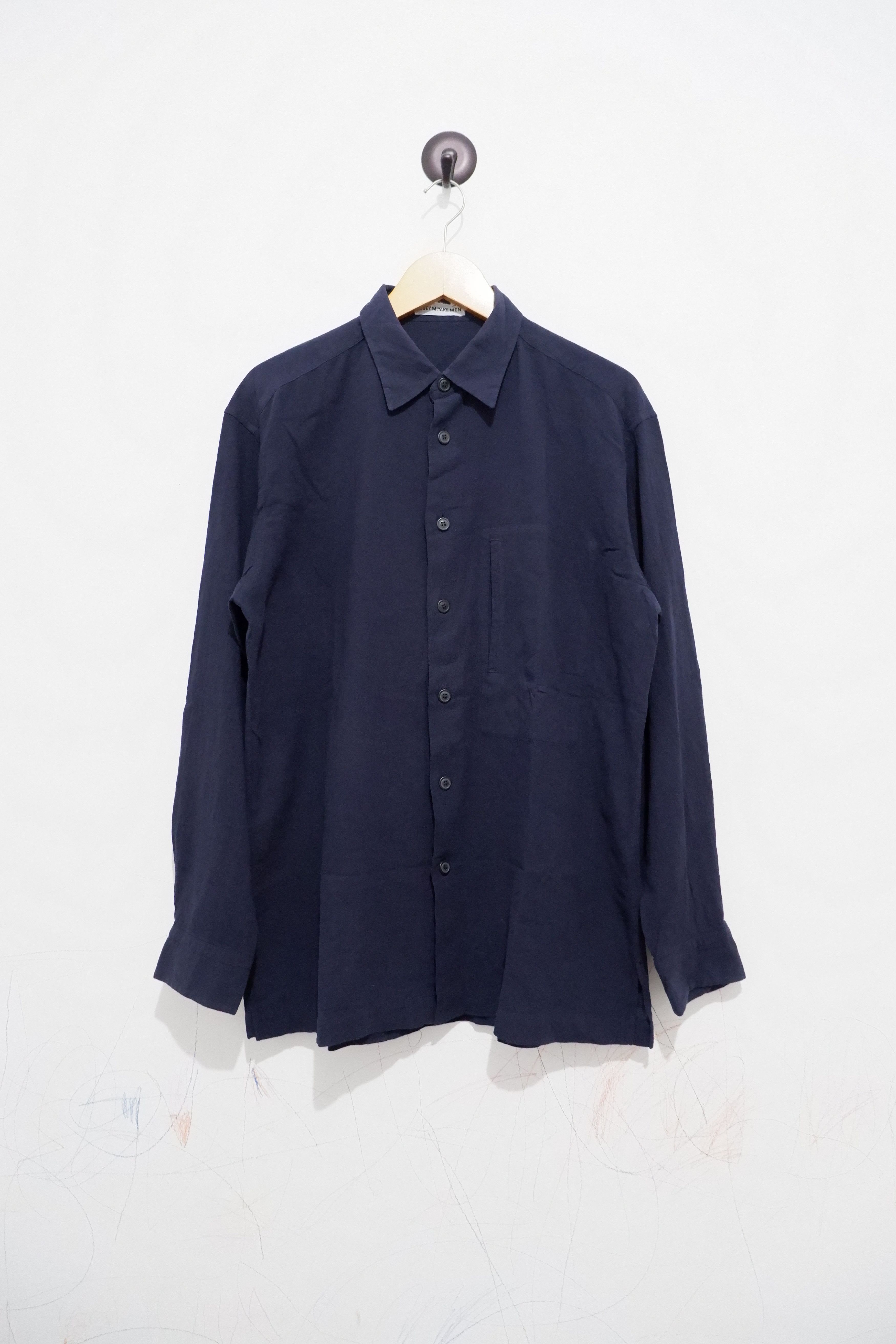 Issey Miyake Issey Miyake Men Rayon Shirt Size US M / EU 48-50 / 2 - 1 Thumbnail