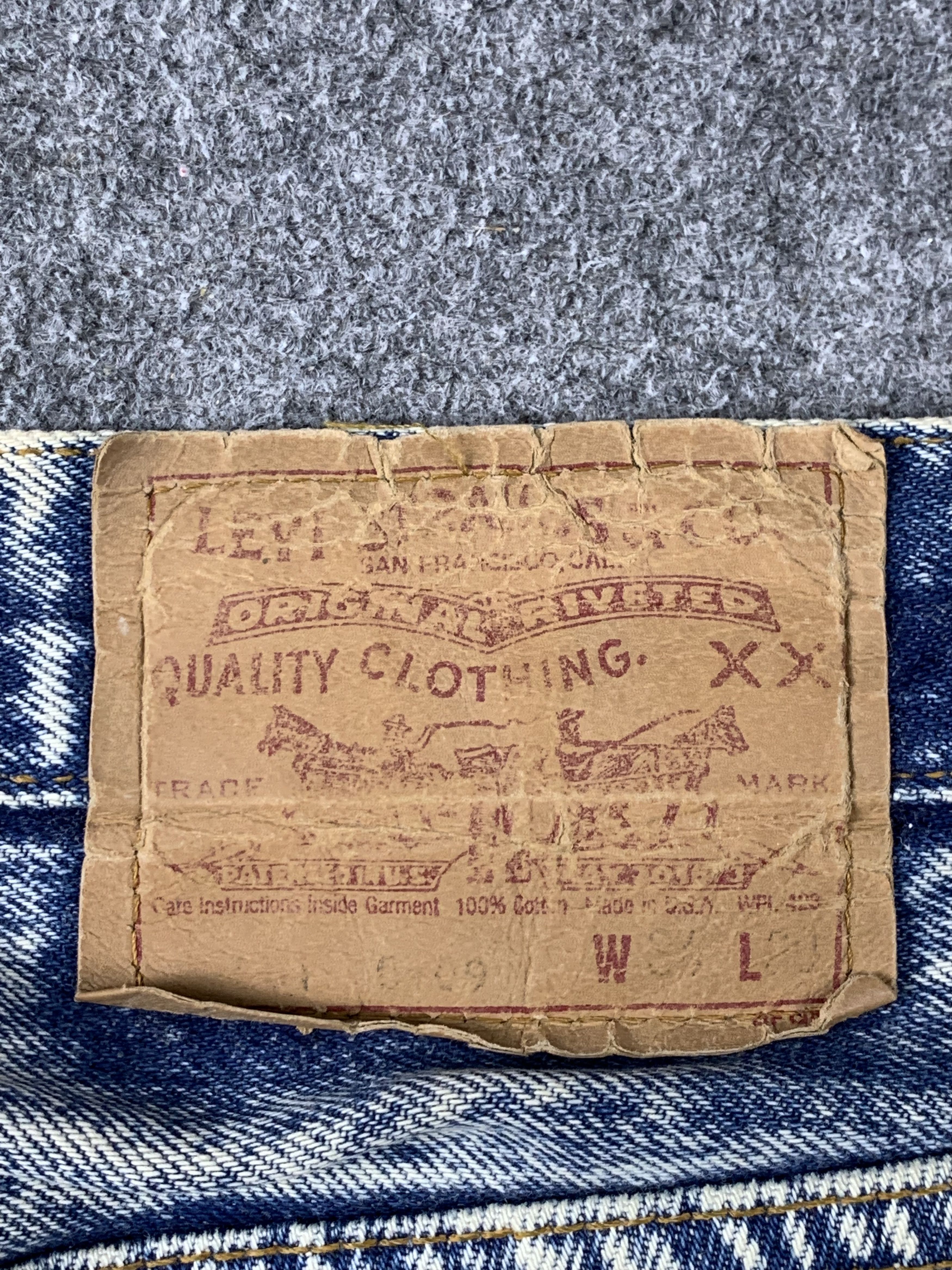 Levi's Vintage 90s Levis 501 Acid Wash Jeans DP1979 Size US 32 / EU 48 - 12 Thumbnail