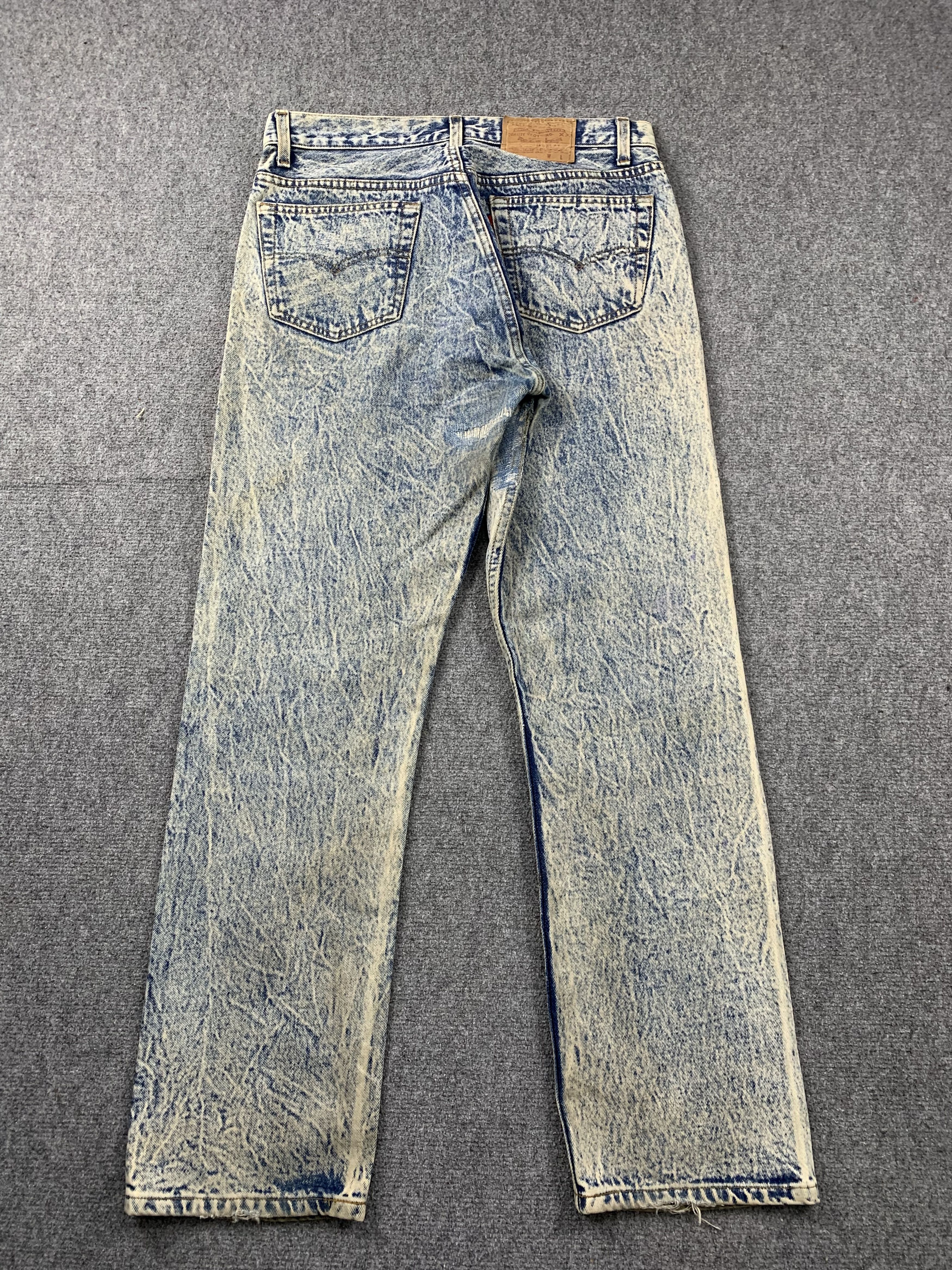 Levi's Vintage 90s Levis 501 Acid Wash Jeans DP1979 Size US 32 / EU 48 - 10 Thumbnail