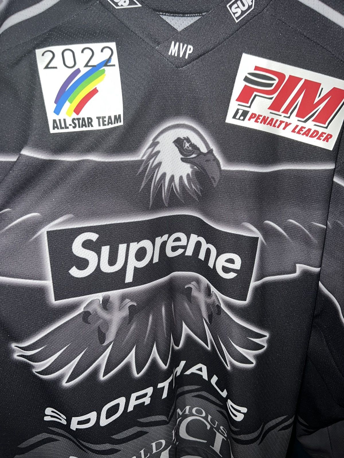 Supreme Supreme Eagle Moto Jersey | Grailed