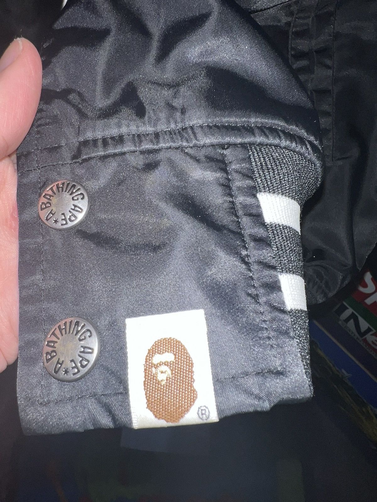 Bape Satin Varsity Jacket Size US M / EU 48-50 / 2 - 7 Thumbnail