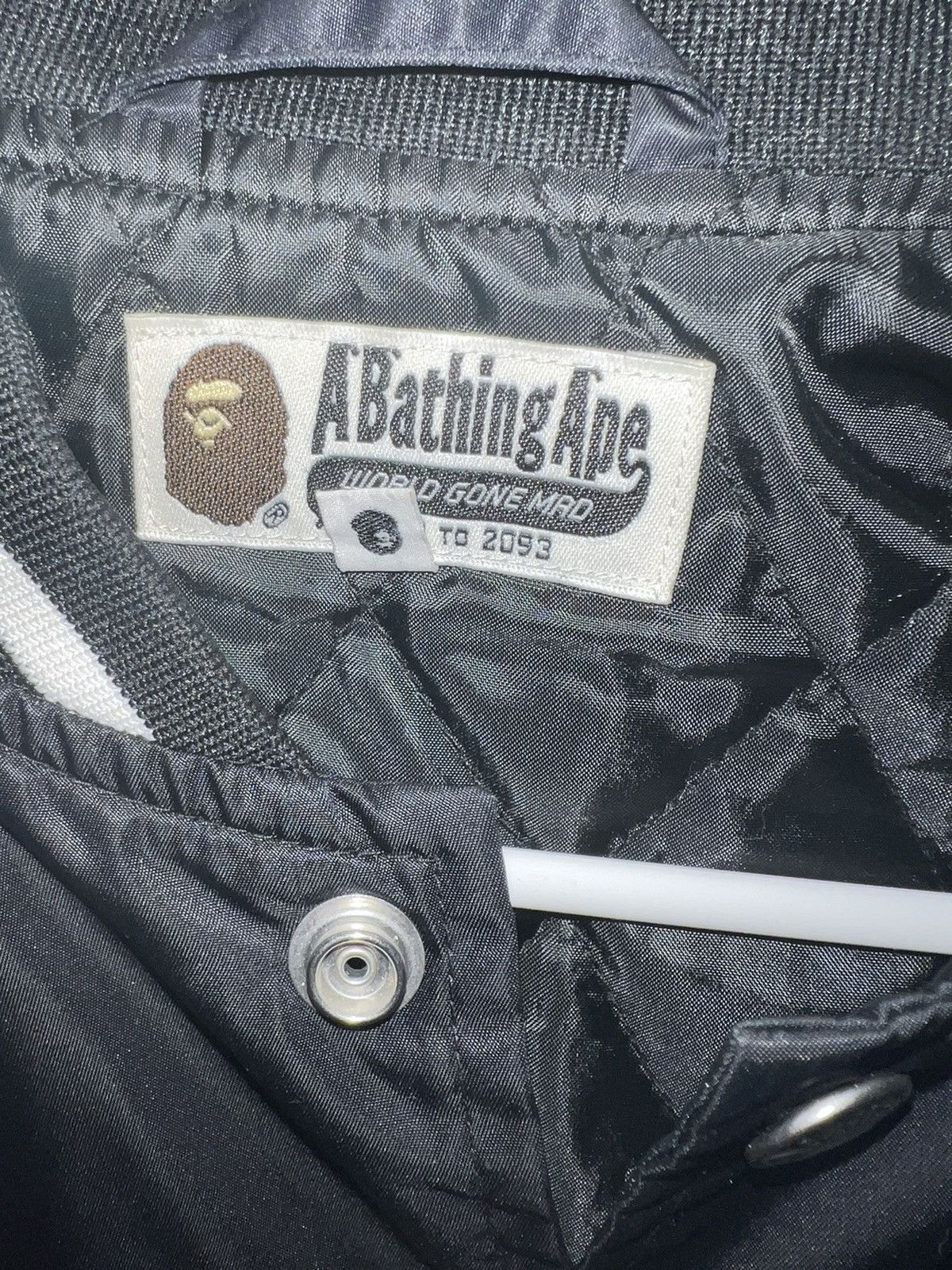 Bape Satin Varsity Jacket Size US M / EU 48-50 / 2 - 6 Thumbnail