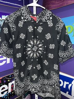 Supreme Bandana Button Up | Grailed