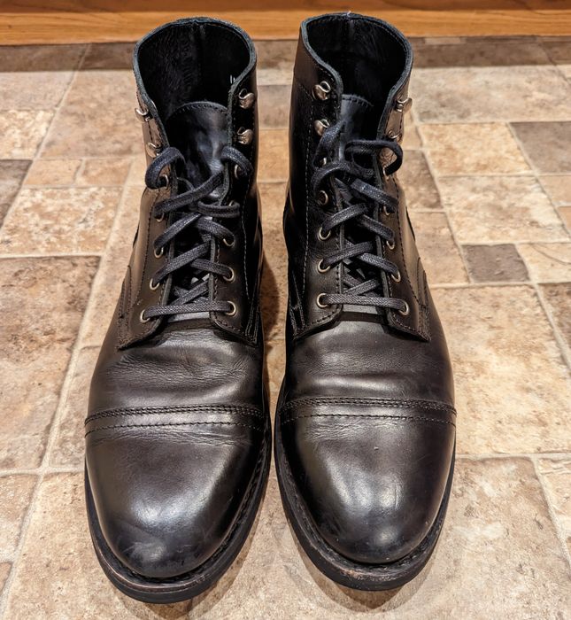 Thursday Boots Chromexcel CXL Black Captain Boot | Grailed