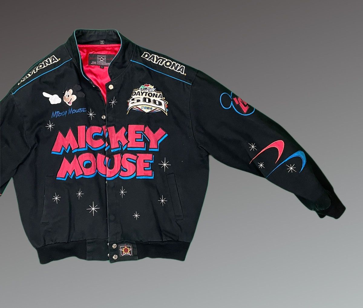 NASCAR Vintage Nascar Disney Mickey Mouse Racing Jacket 2004 Size US L / EU 52-54 / 3 - 3 Thumbnail