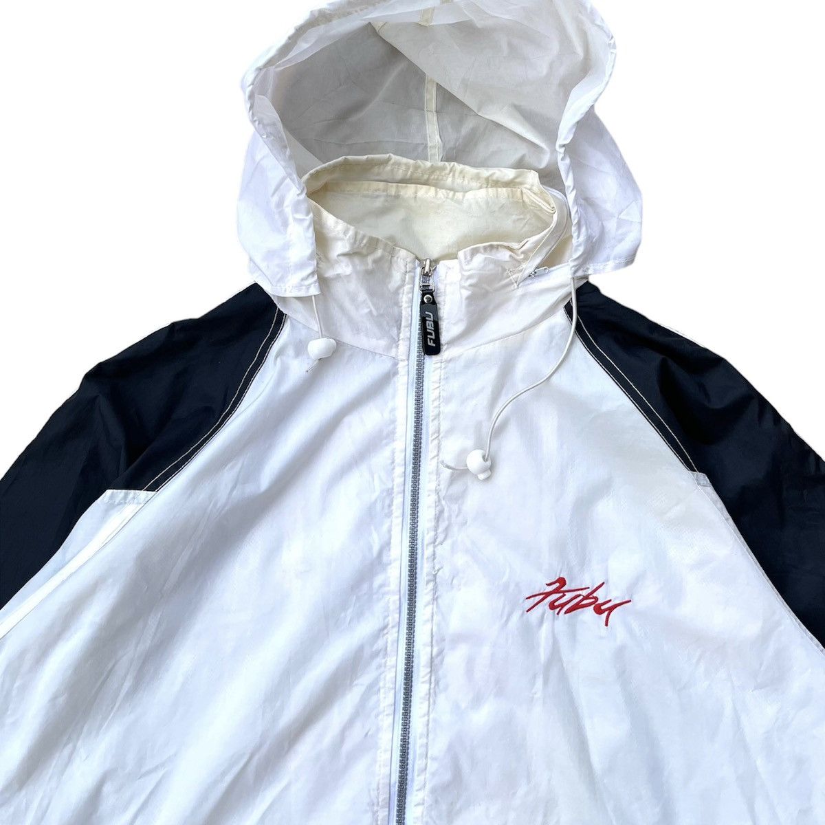 Fubu × JNCO × Phat Farm VINTAGE FUBU EMBROIDERED SPELL OUT JACKET Size US L / EU 52-54 / 3 - 4 Thumbnail