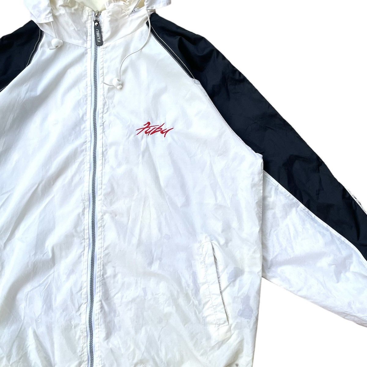 Fubu × JNCO × Phat Farm VINTAGE FUBU EMBROIDERED SPELL OUT JACKET Size US L / EU 52-54 / 3 - 6 Thumbnail