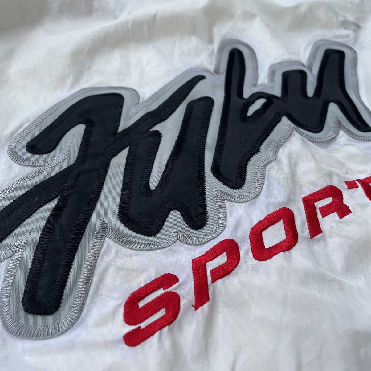 Fubu × JNCO × Phat Farm VINTAGE FUBU EMBROIDERED SPELL OUT JACKET Size US L / EU 52-54 / 3 - 10 Thumbnail