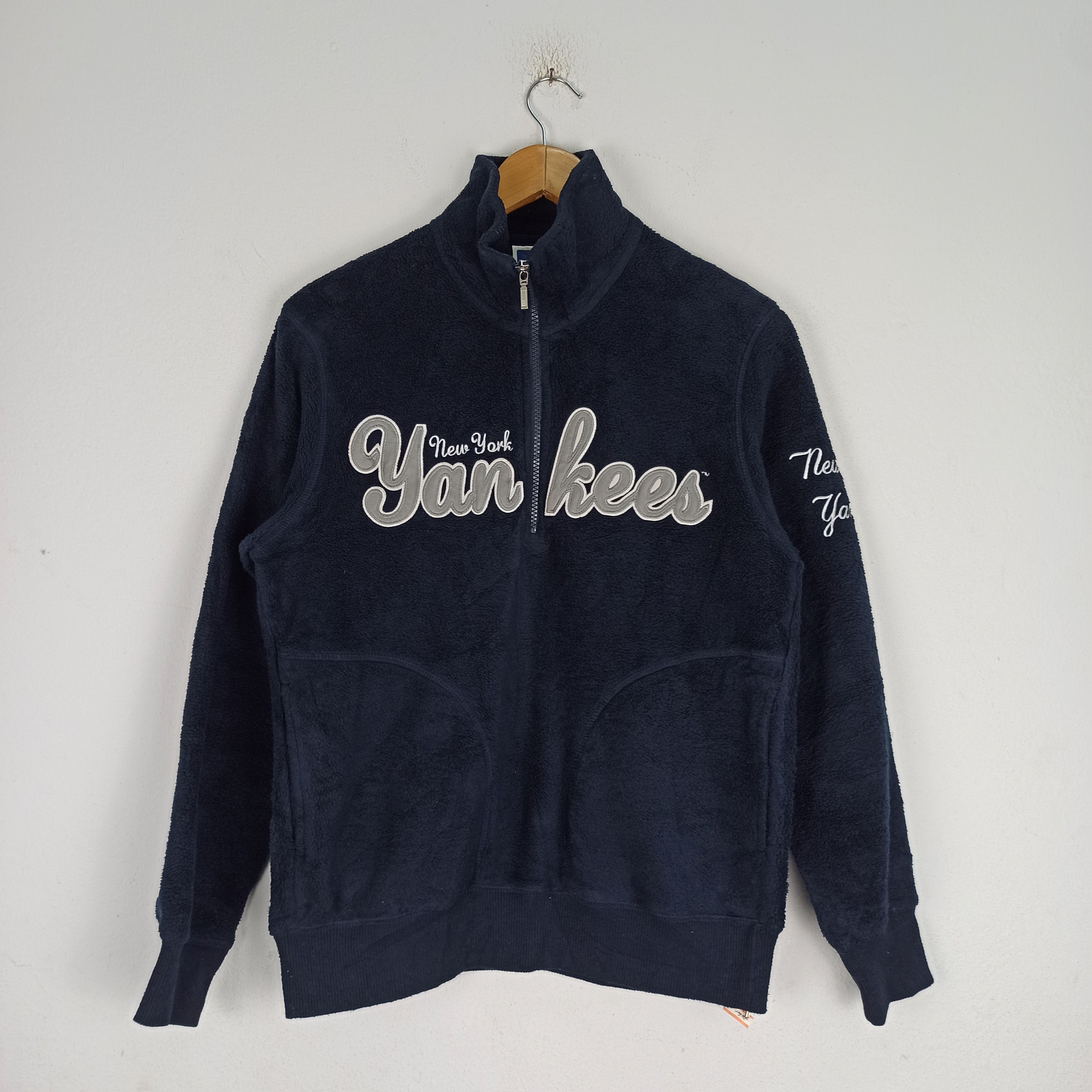 MLB Vintage New York Yankees MLB Fleece Jacket Size US M / EU 48-50 / 2 - 1 Thumbnail