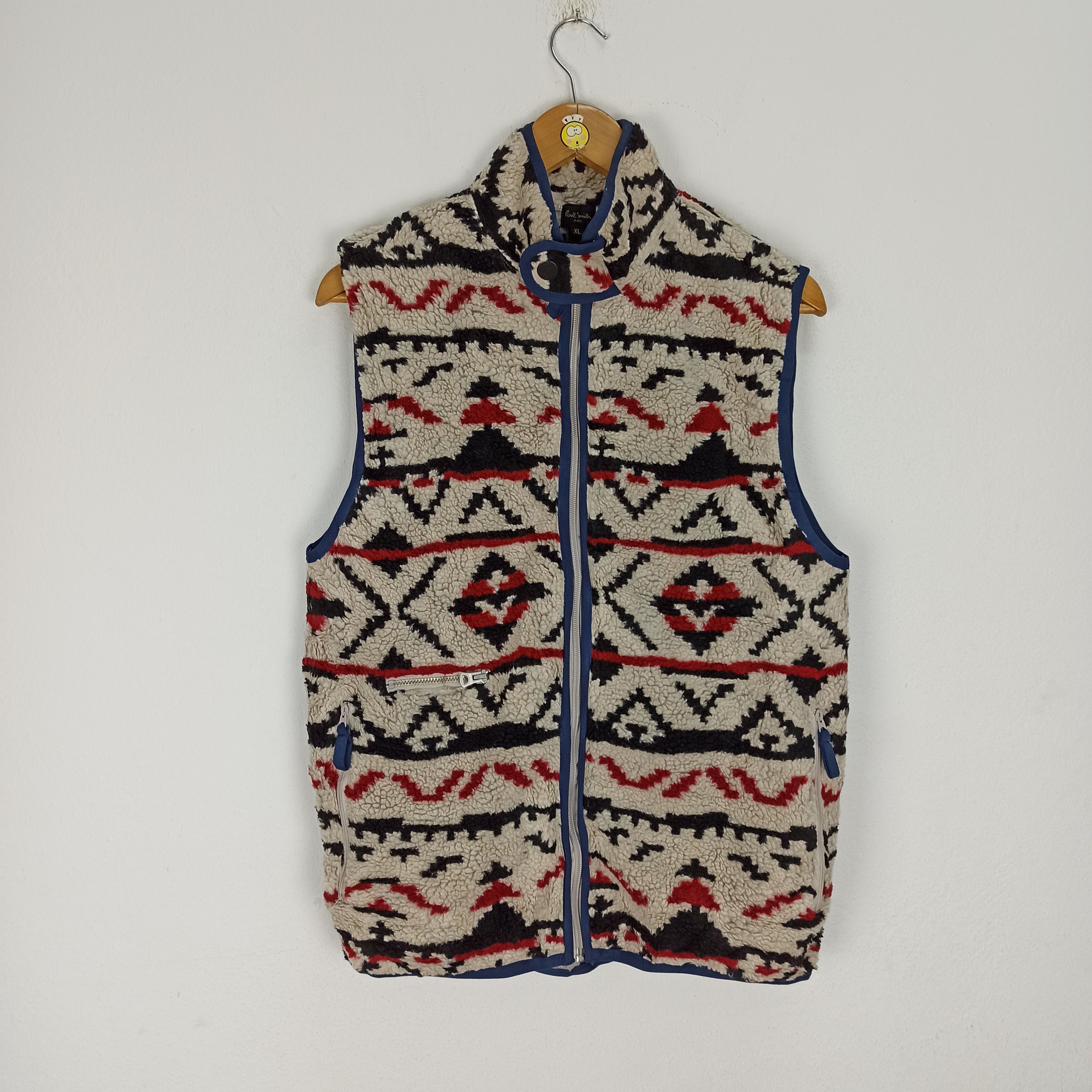 Paul Smith Vintage Paul Smith Fleece Vest Nice Design Size US M / EU 48-50 / 2 - 1 Thumbnail
