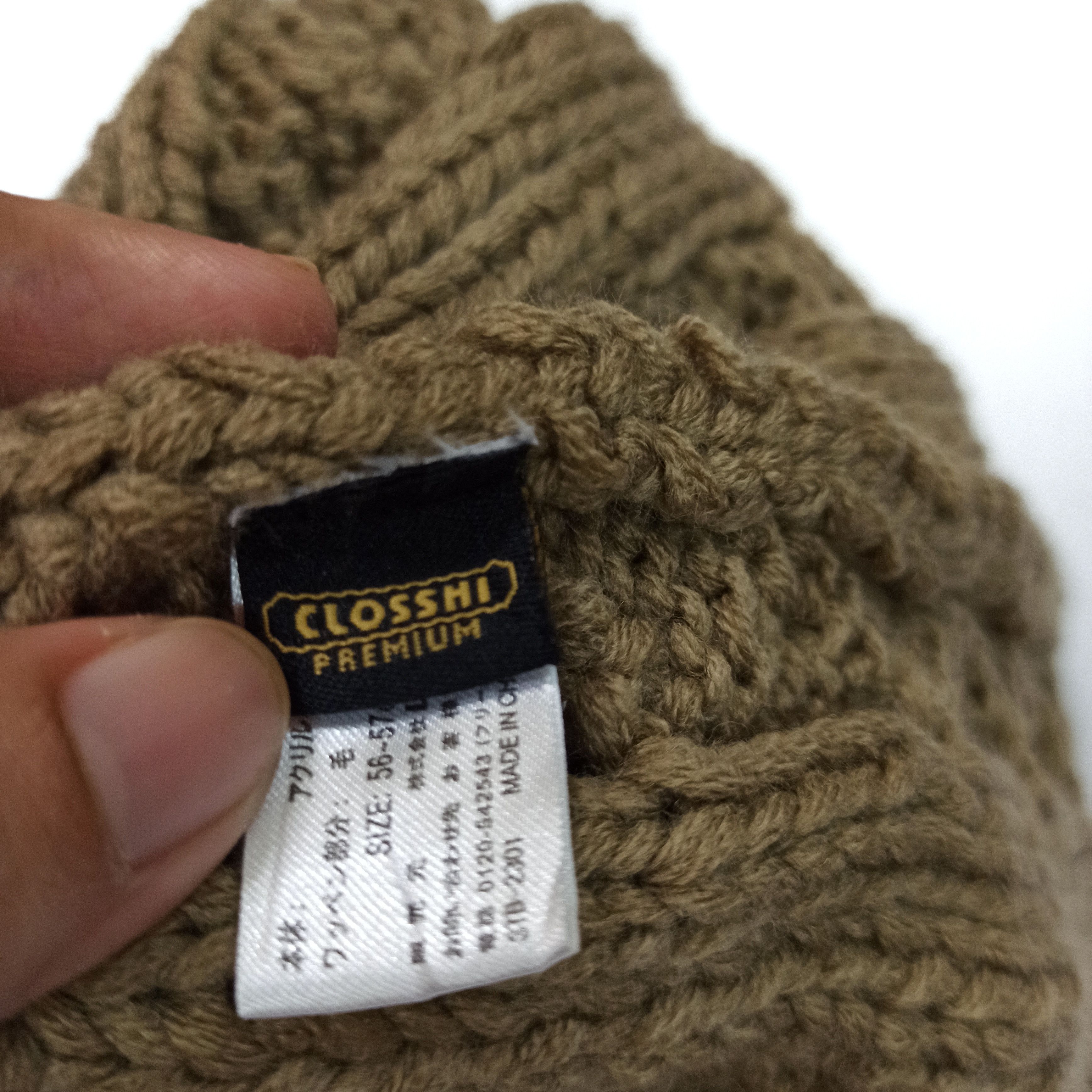 Japanese Brand Harris Tweed Beanie Wool Size ONE SIZE - 5 Thumbnail