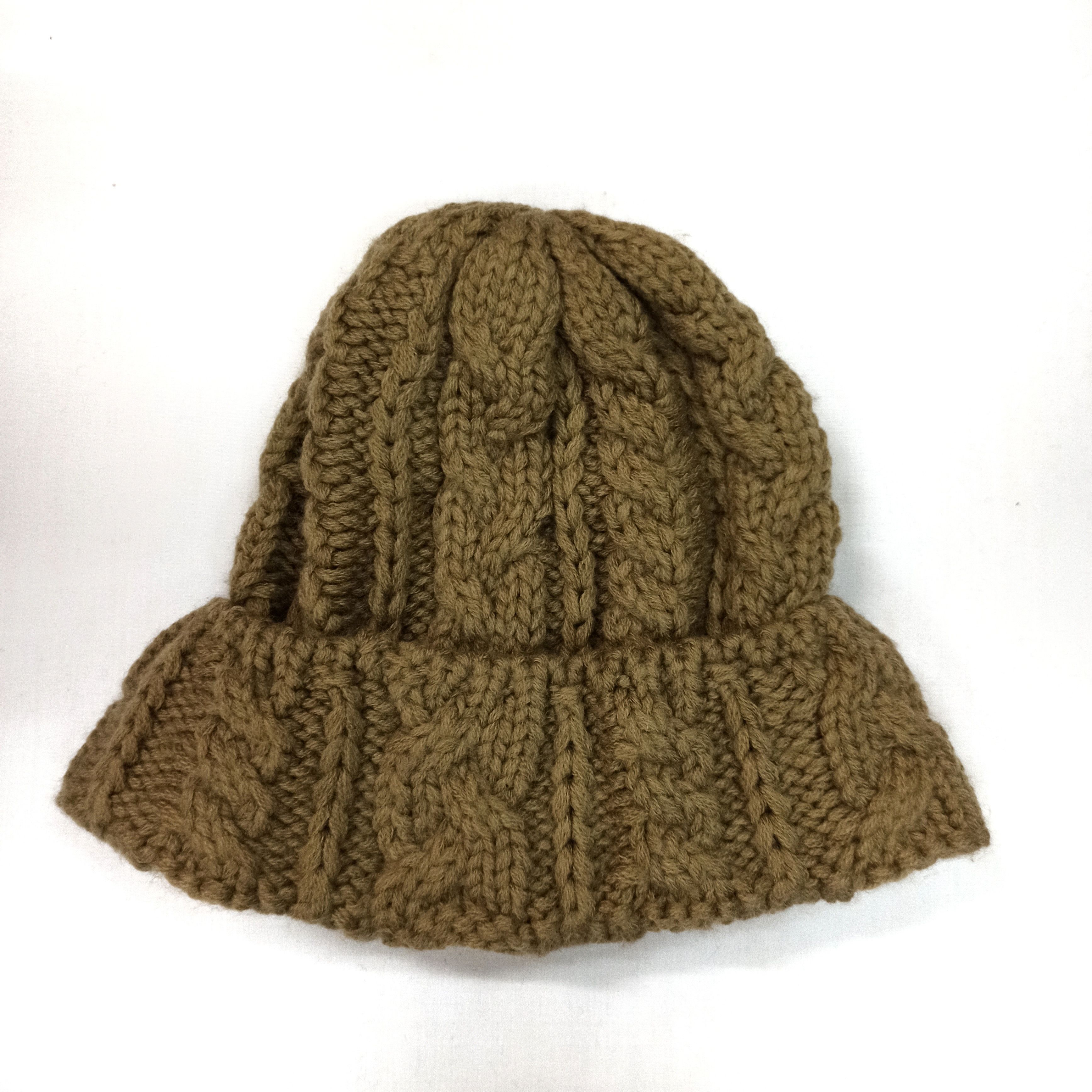 Japanese Brand Harris Tweed Beanie Wool Size ONE SIZE - 3 Thumbnail