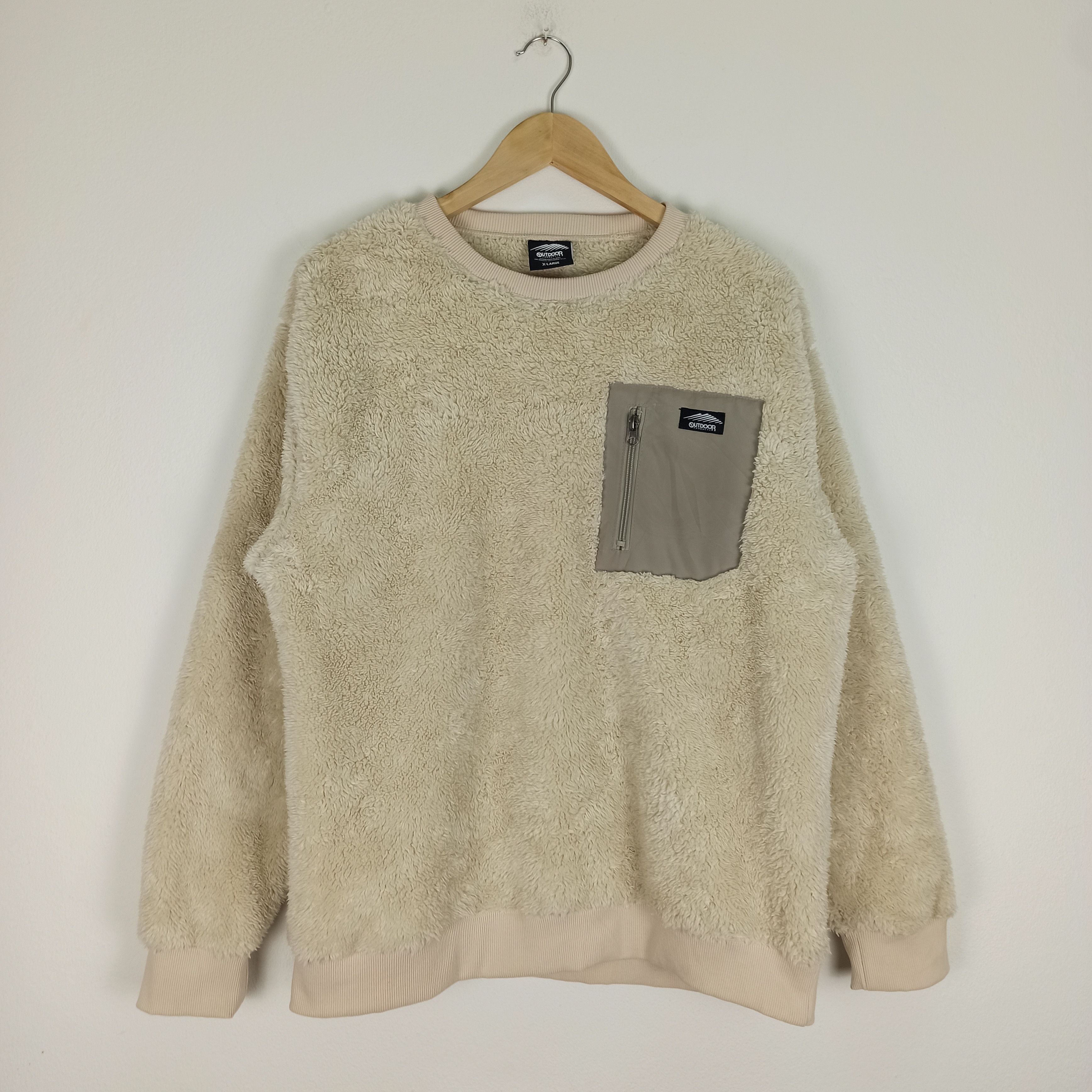 Japanese Brand ❗️RARE❗ OUTDOOR WINTER RETRO X PILE DEEP SHERPA FLEECE Size US XL / EU 56 / 4 - 1 Thumbnail