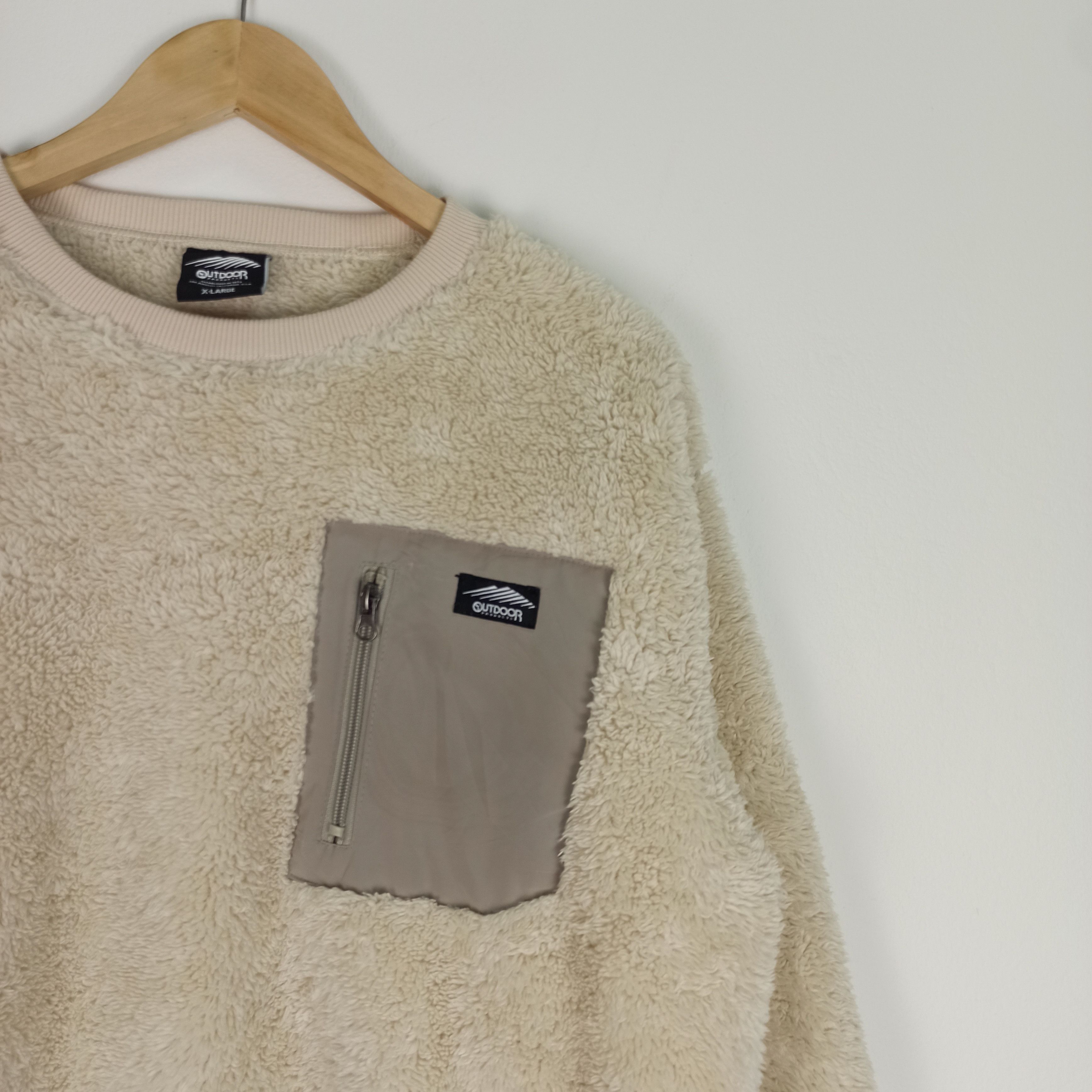 Japanese Brand ❗️RARE❗ OUTDOOR WINTER RETRO X PILE DEEP SHERPA FLEECE Size US XL / EU 56 / 4 - 2 Thumbnail