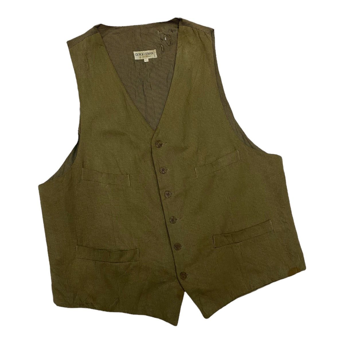 Giorgio Armani GIORGIO ARMANI SIX BUTTON LUXURY VEST BLAZER Size US S / EU 44-46 / 1 - 2 Thumbnail