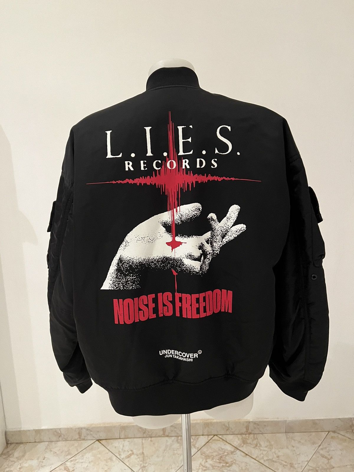 Undercover Undercover Jun Takahashi bomber “Lies records” 2021 | Grailed