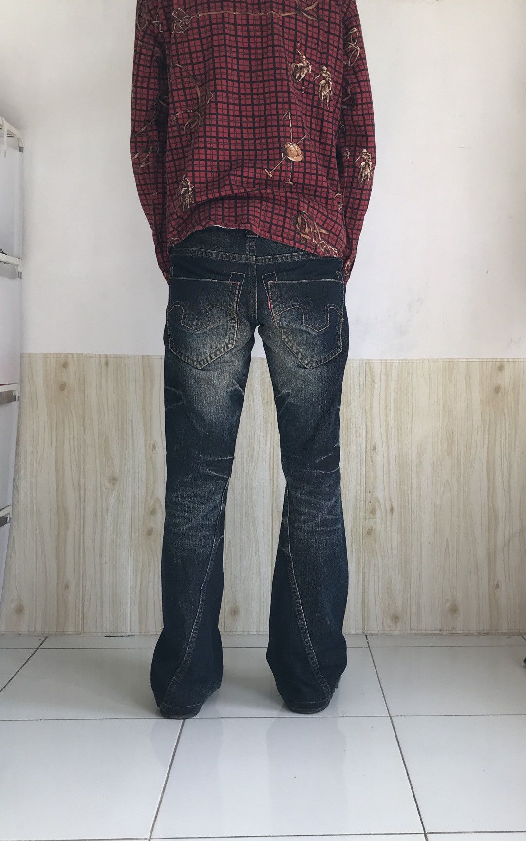 Hysteric Glamour Vintage Flared Pants Tornado Mart Bootcut Flare Jean y2k Size US 31 - 9 Thumbnail